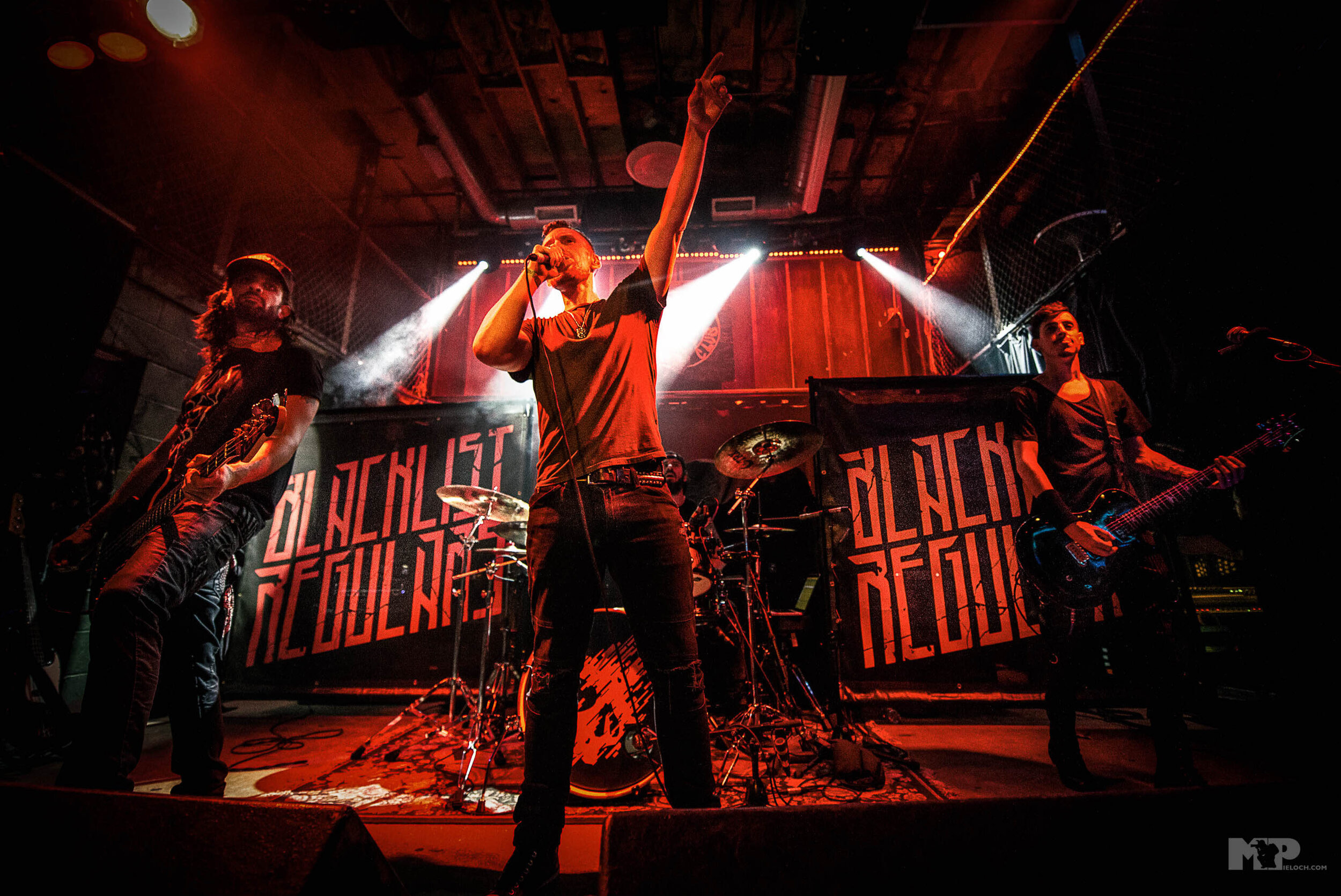 Blacklist Regulars live at Reggies Rock Club. Direct support for Meytal.