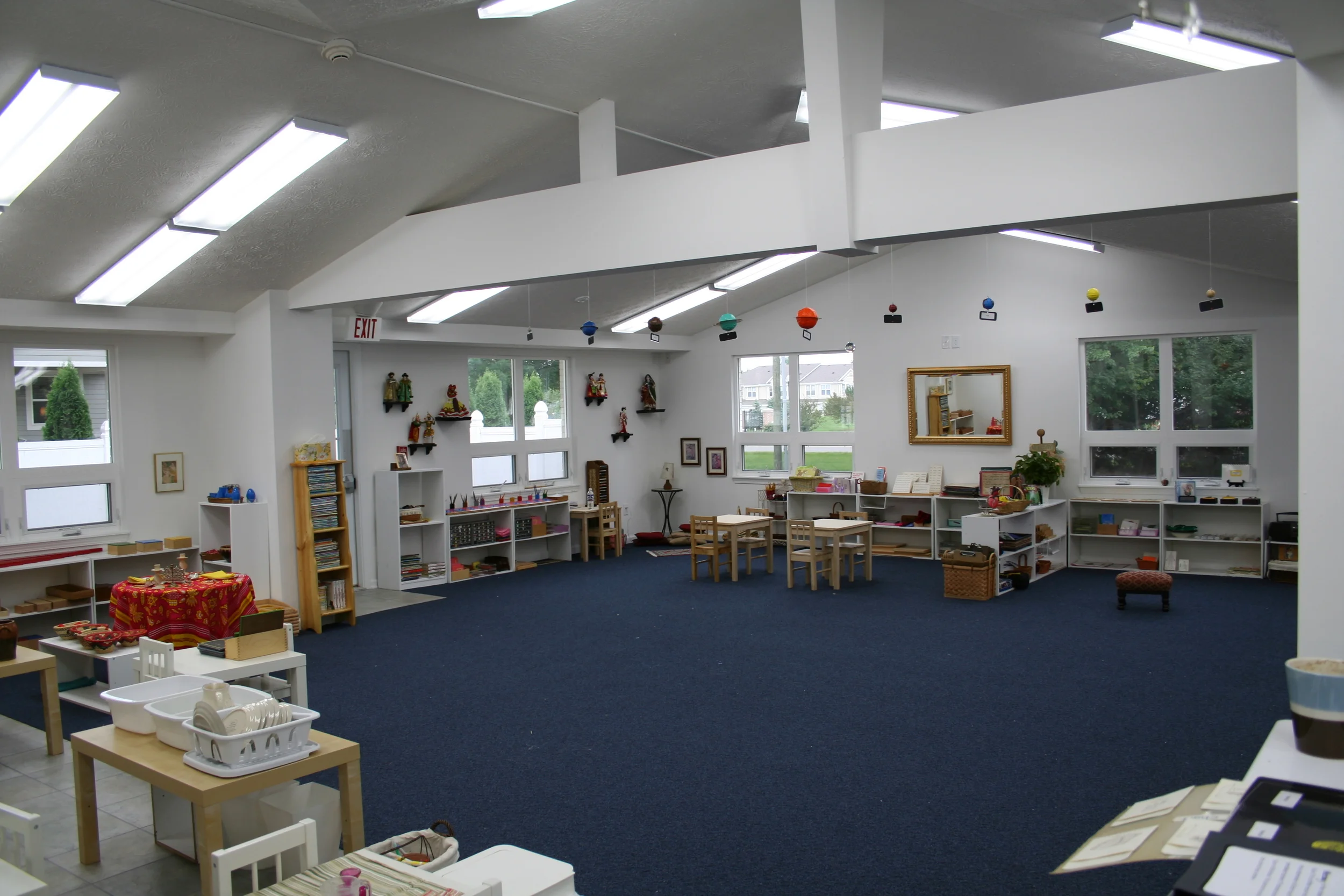 A prepared classroom at International Montessori School