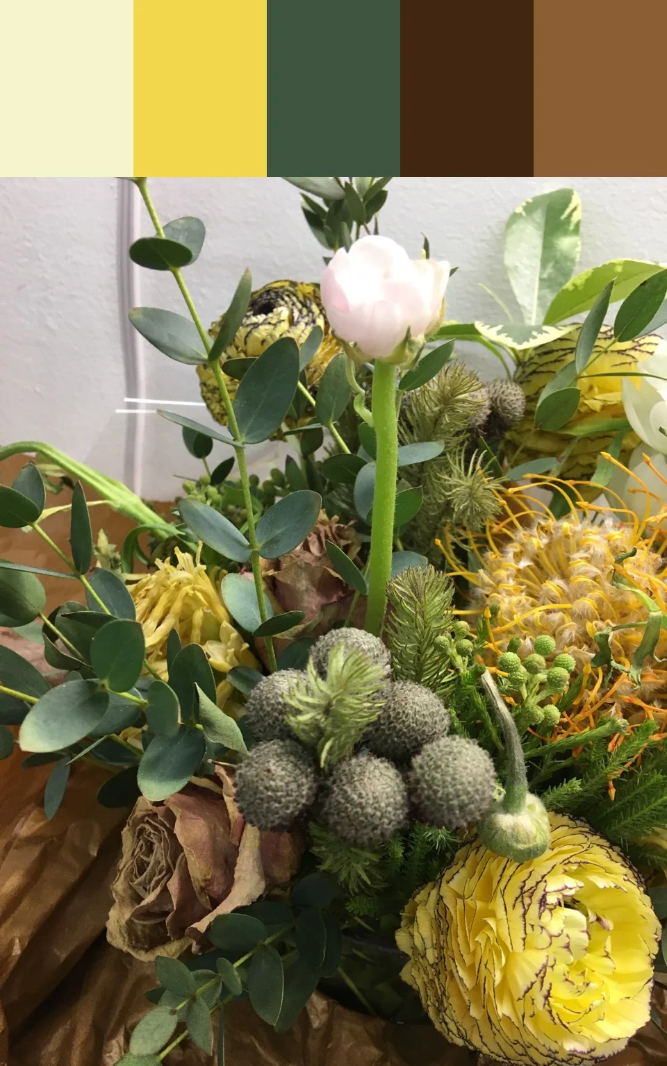 Color Story: Anita's New Year's Bouquet