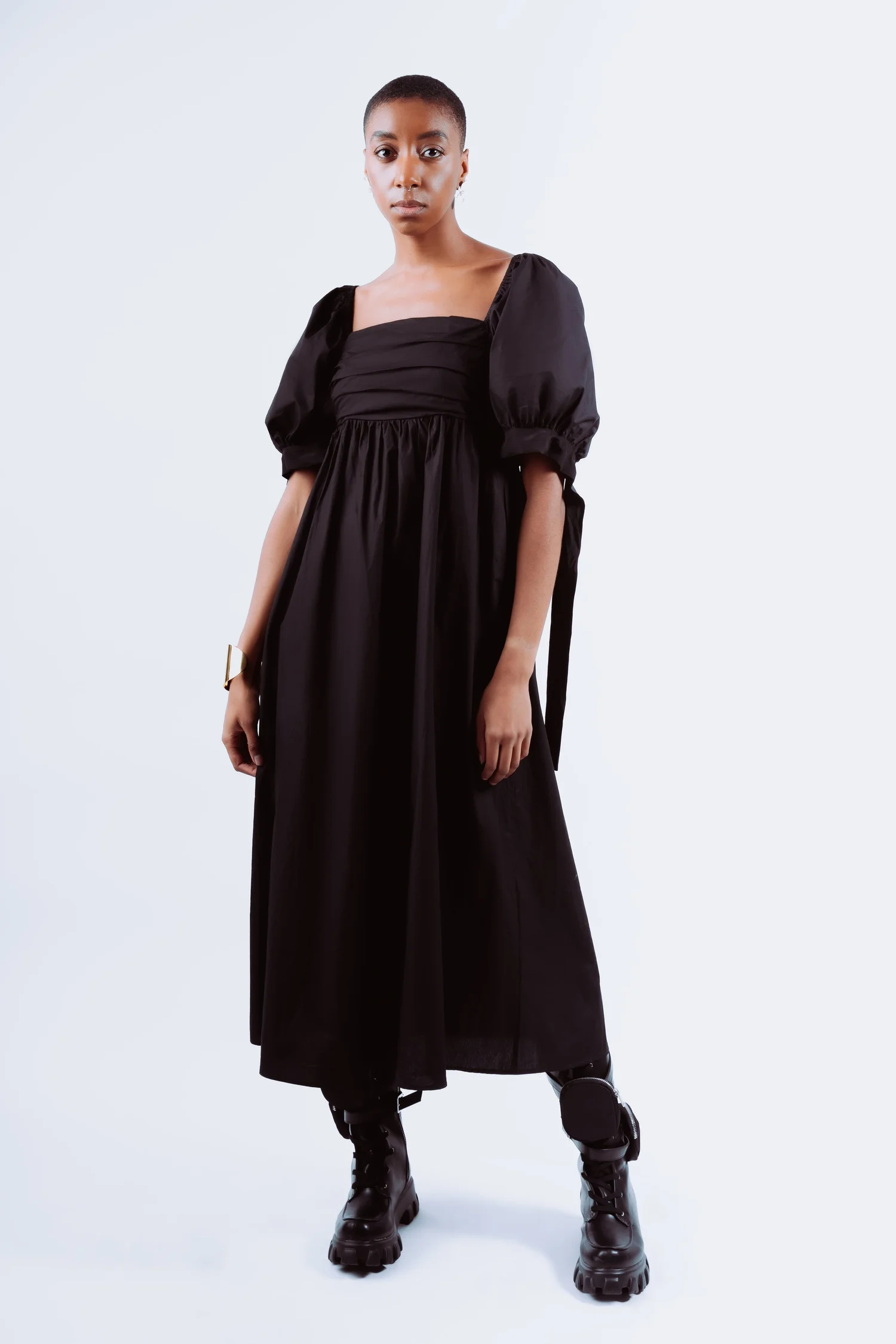 chinese dress ladies Dark Green Empire Waist Dress main image 0
