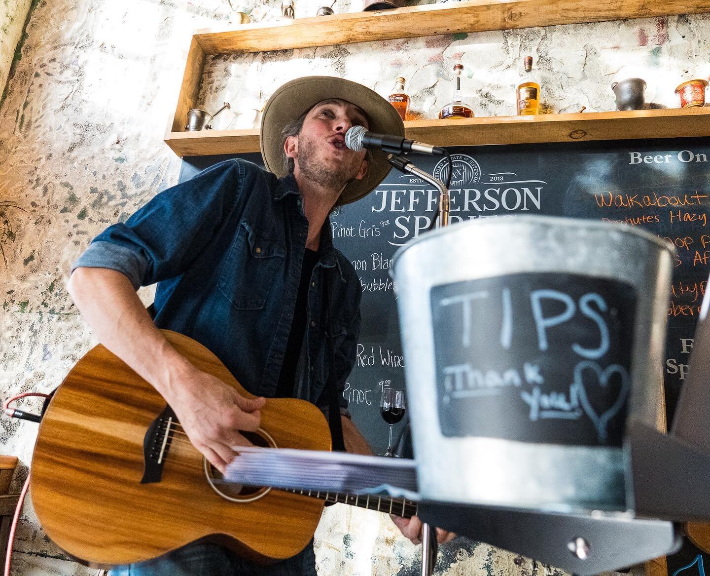 Live music tonight at Jefferson Spirits!  One of our favorites, Seth Brown will be here tonight sharing his debut album, the stories behind the songs, and always plenty of familiar favorites to sing along with!  Don&rsquo;t miss out tonight!  Music s