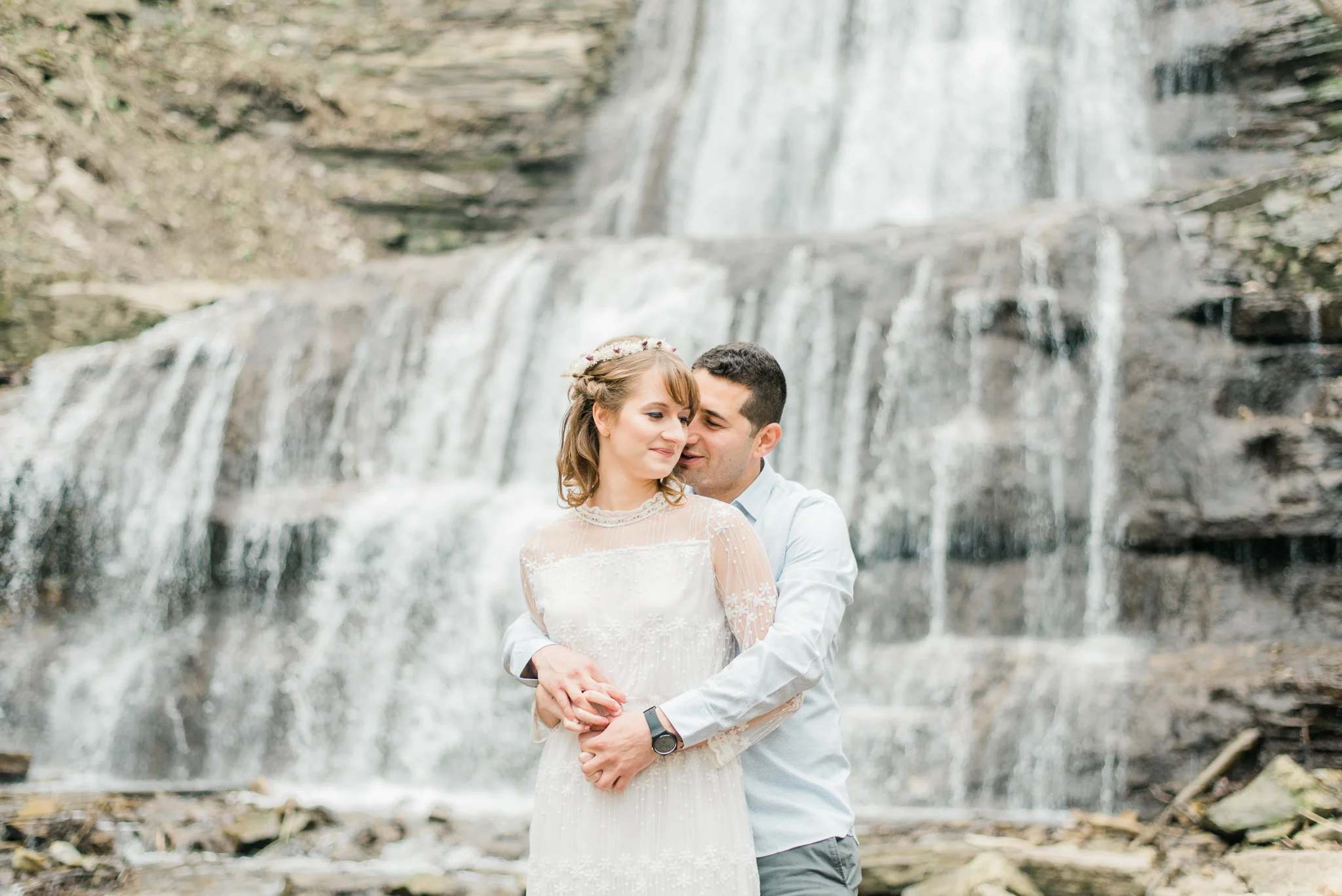 Sherman Falls Engagement Photos