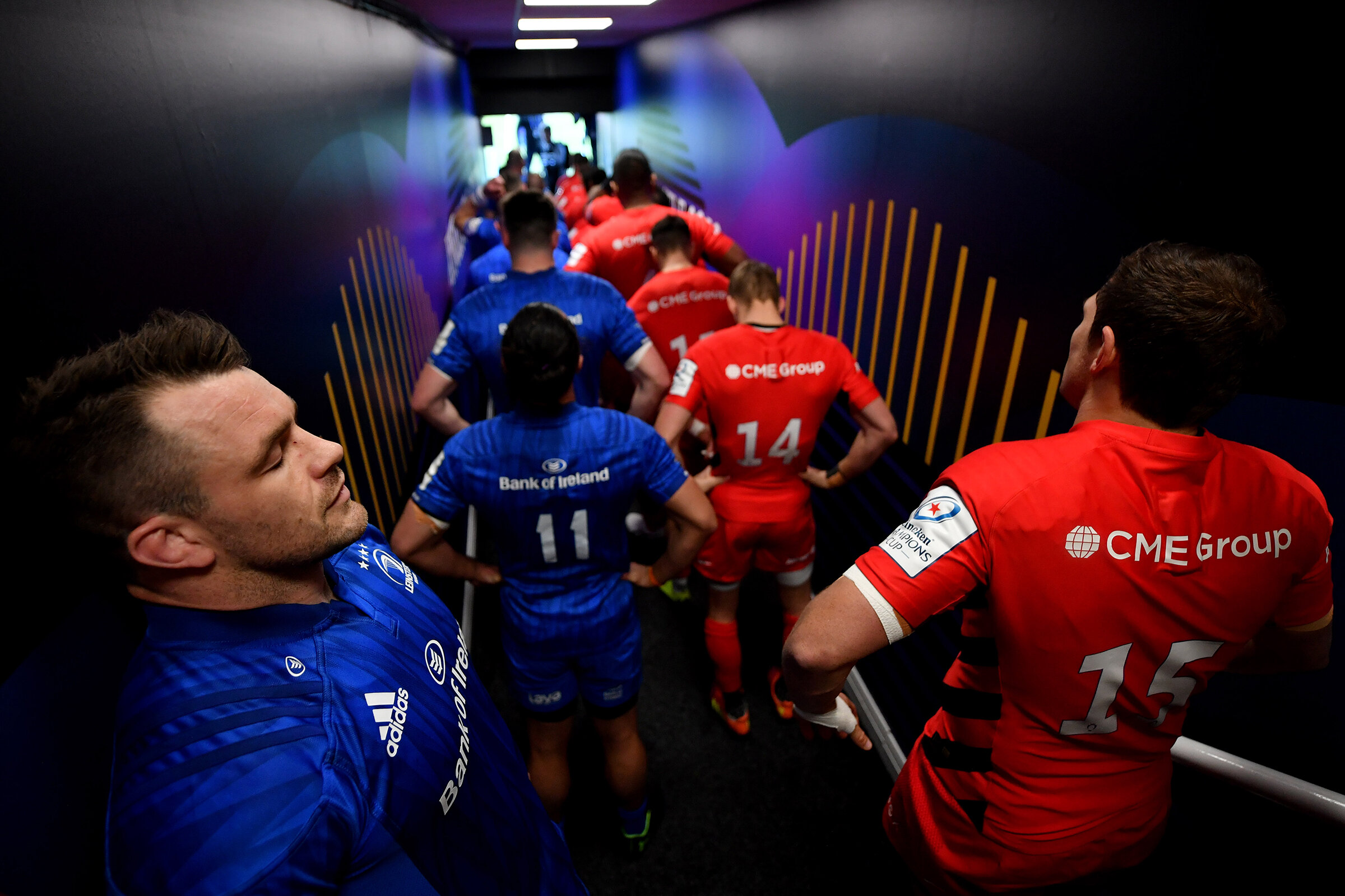  Cian Healy pauses in the tunnel before the Champions Cup Final. 