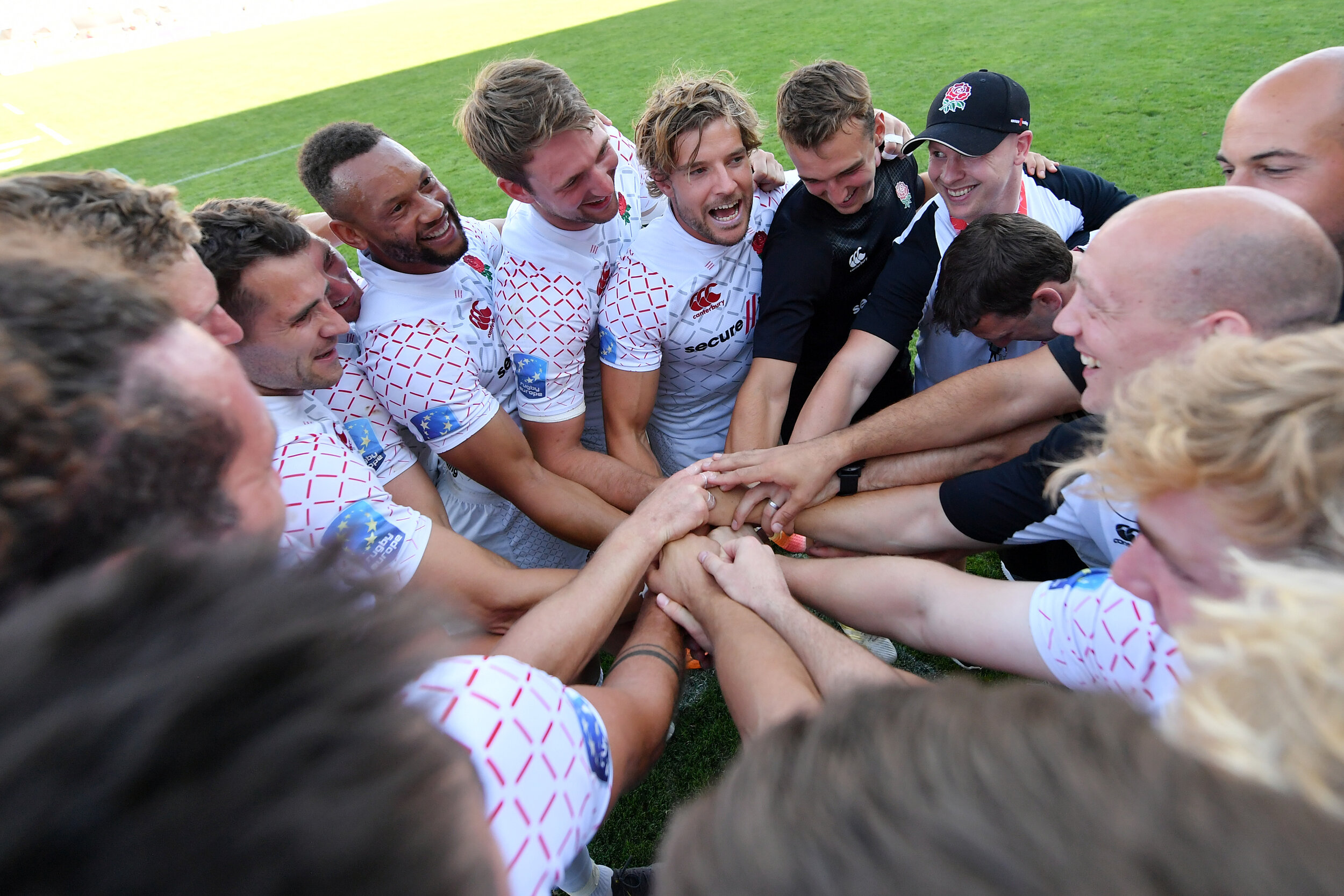  England 7s huddle 