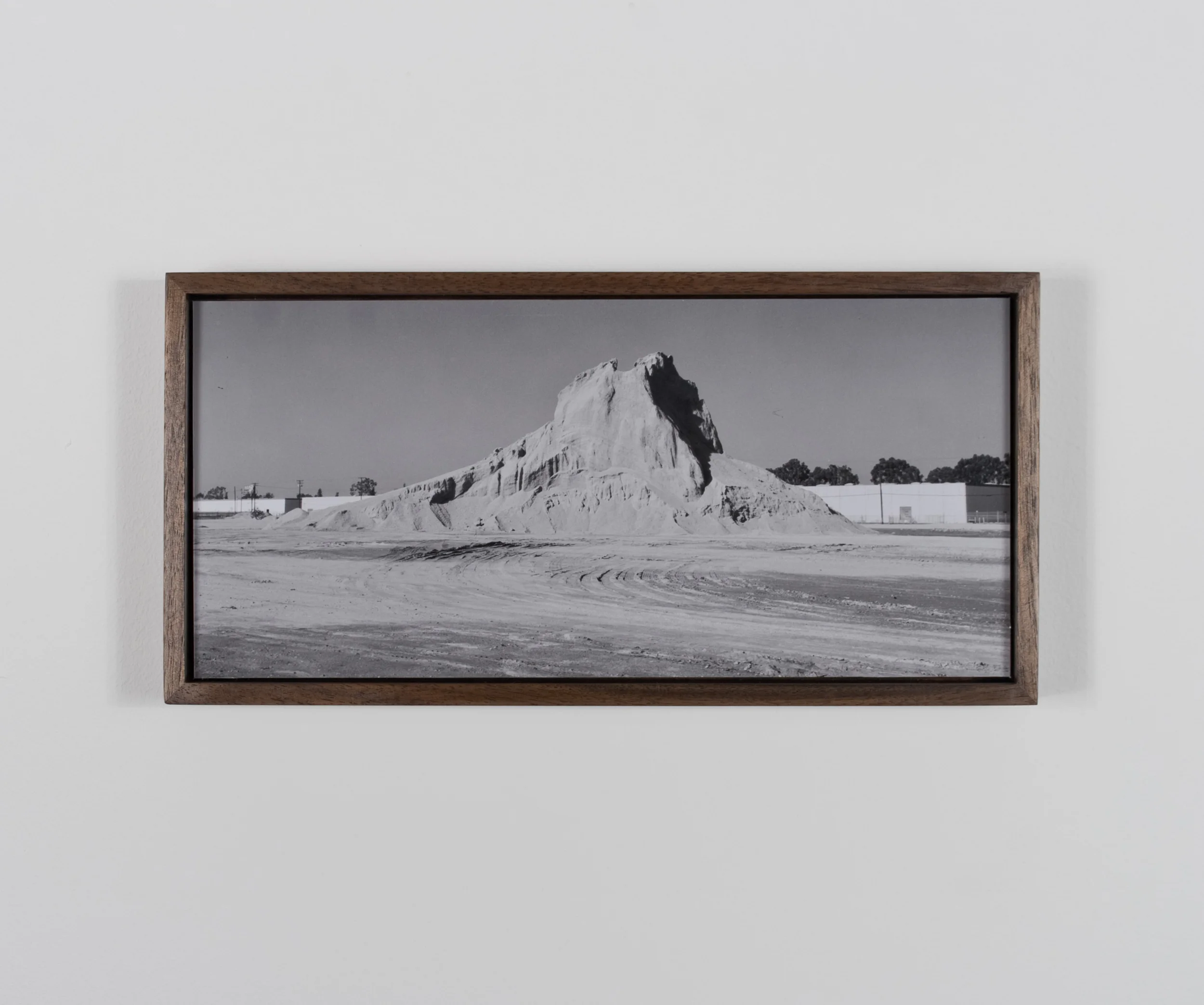Mount Chaperone (north face) 2009/10 Gelatin-silver print on Dibond, with walnut frame
