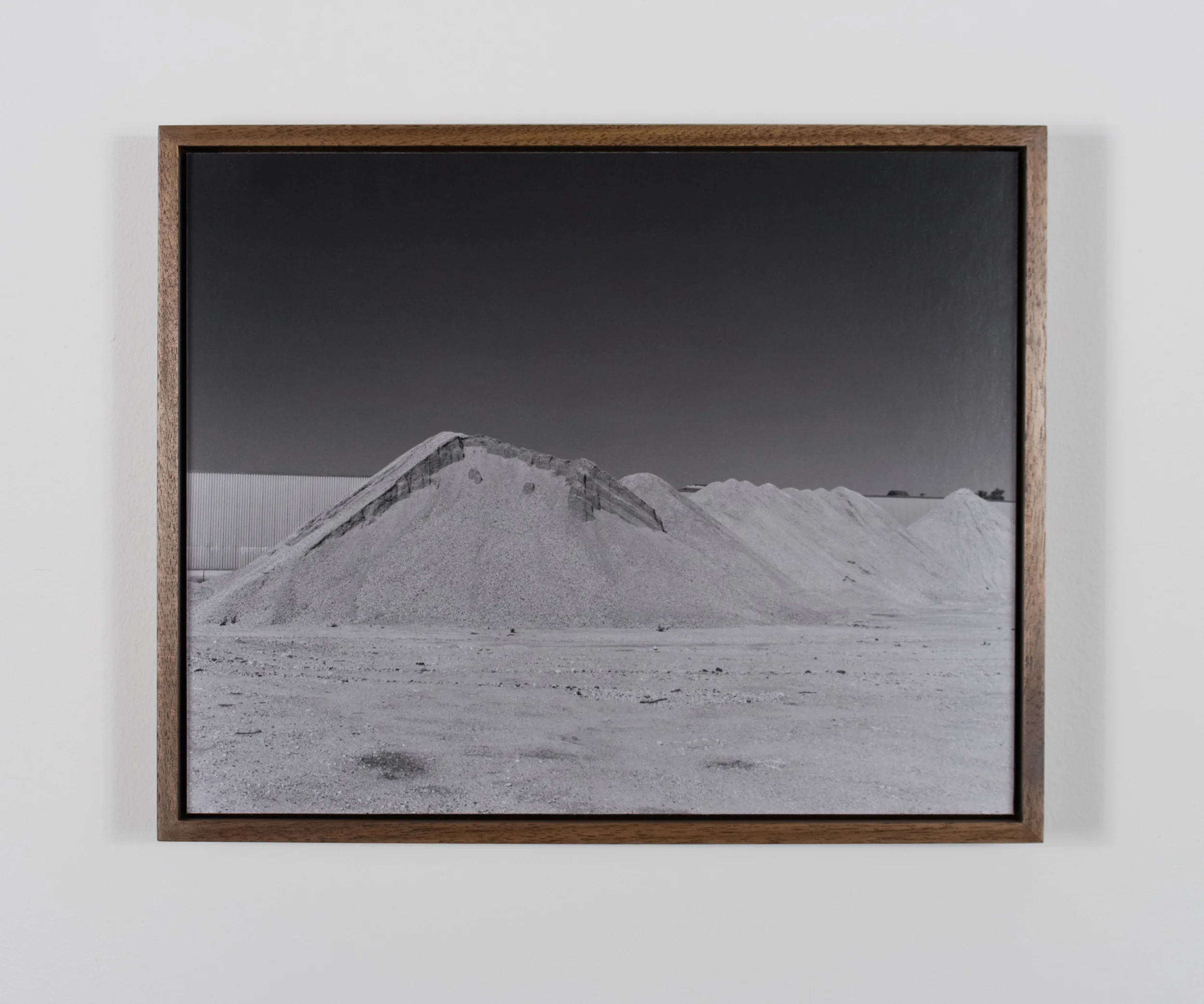 Telegraph Range 2009/10 Gelatin-silver print on Dibond, with walnut frame