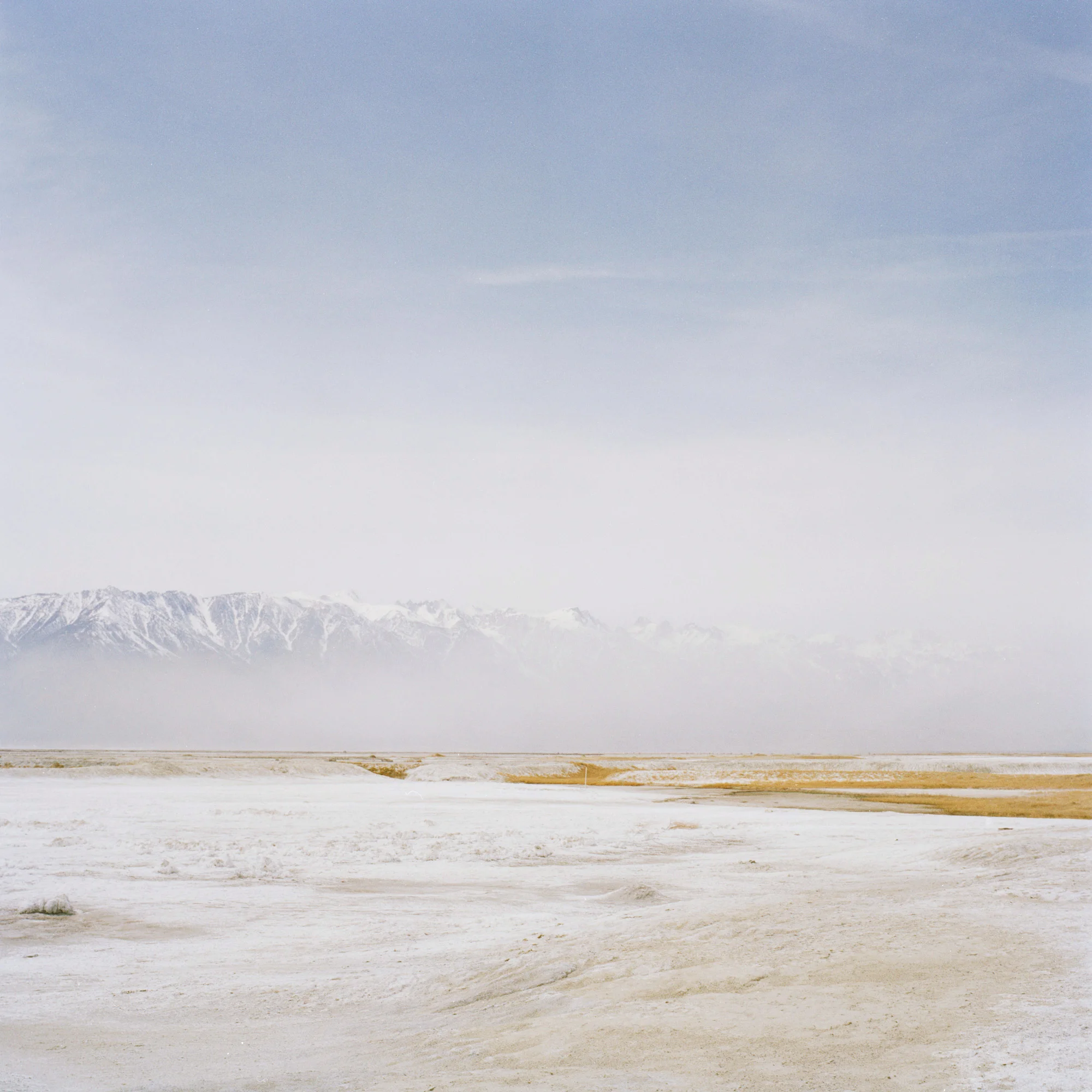 Fare Buoyantly (Owens Dust) 2006 chromogenic print on acrylic with enamel on acrylic frame