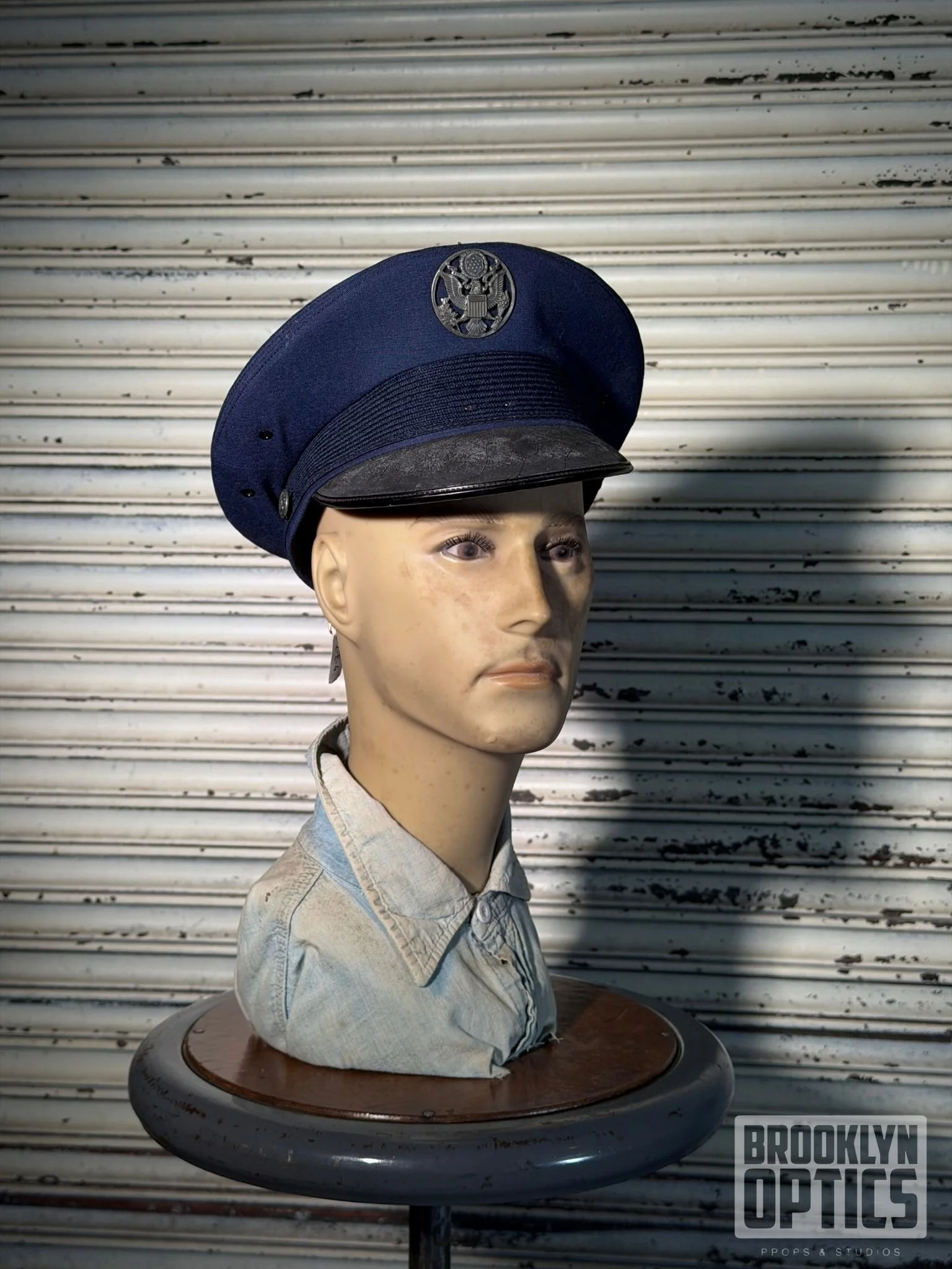 Navy Blue Police Cap with Insignia