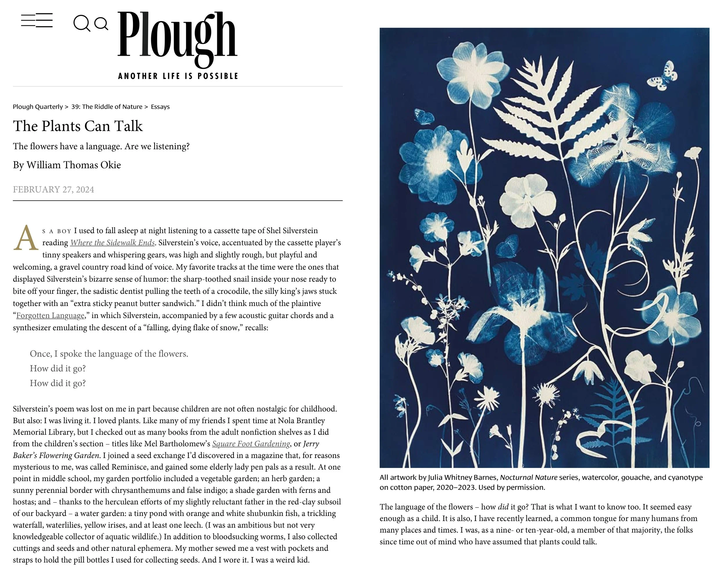 Plough Quarterly, Spring 2024