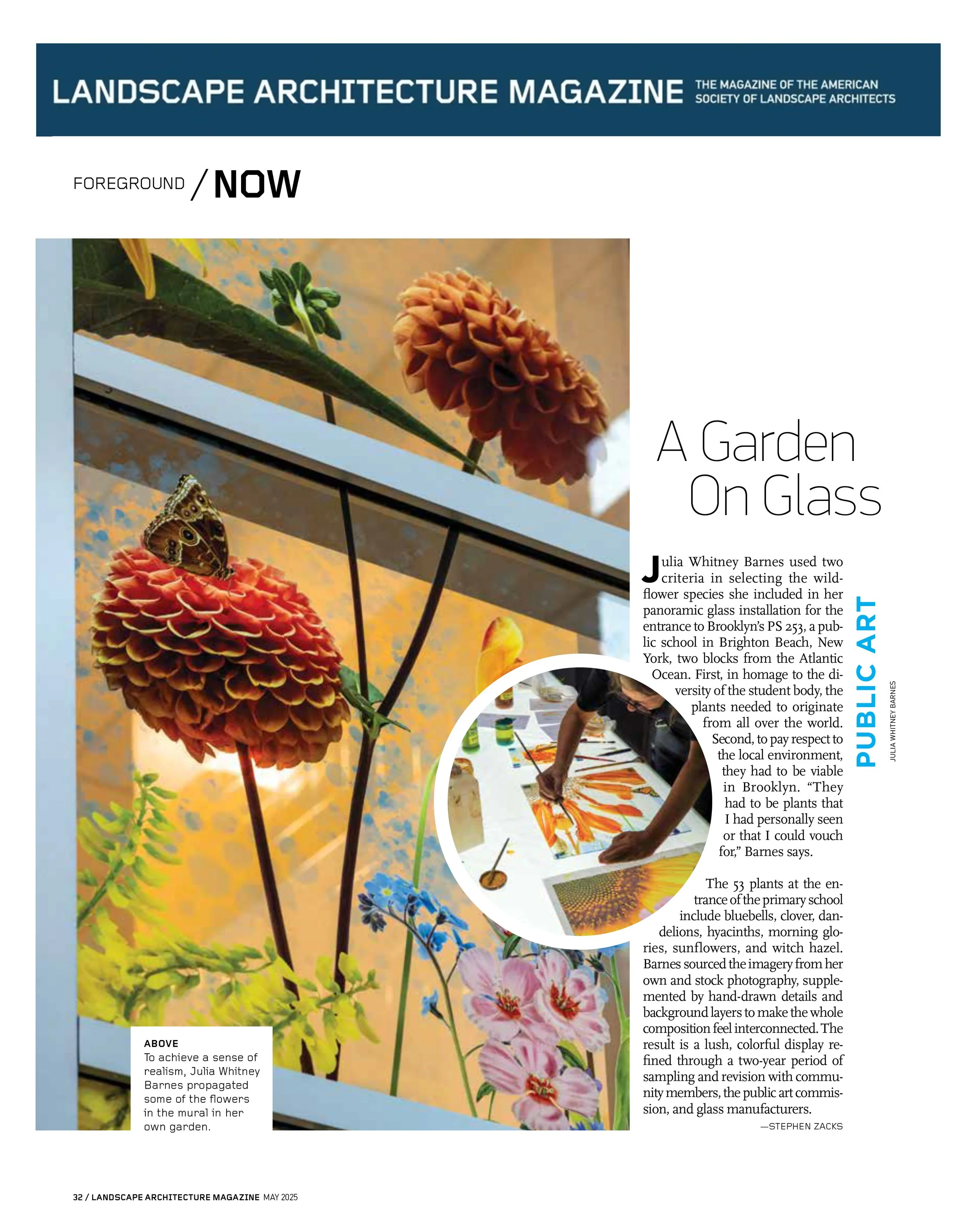 Landscape Architecture Magazine, May 2025