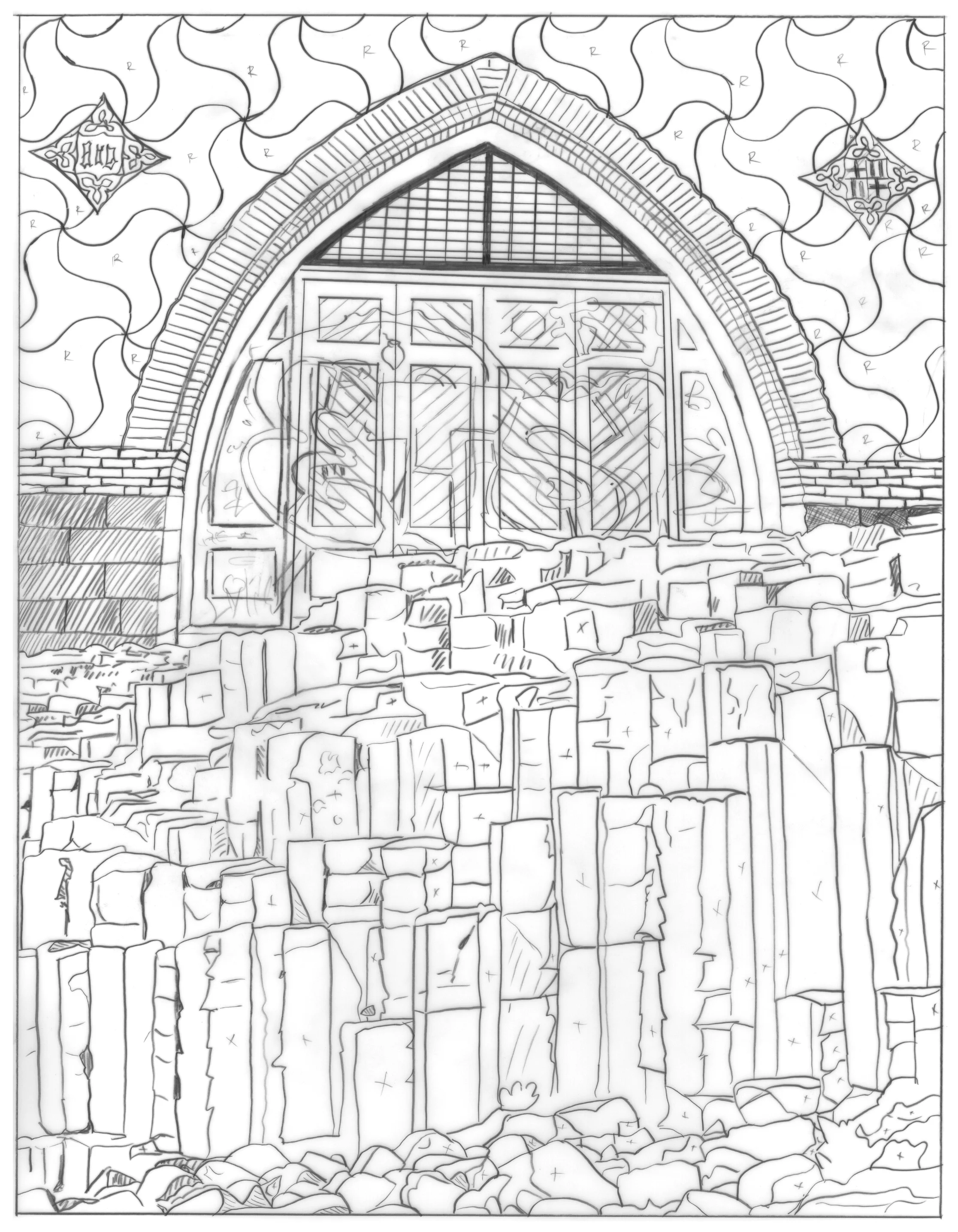 Bricks and Stones May Break (Barcelona/Roman Wall)