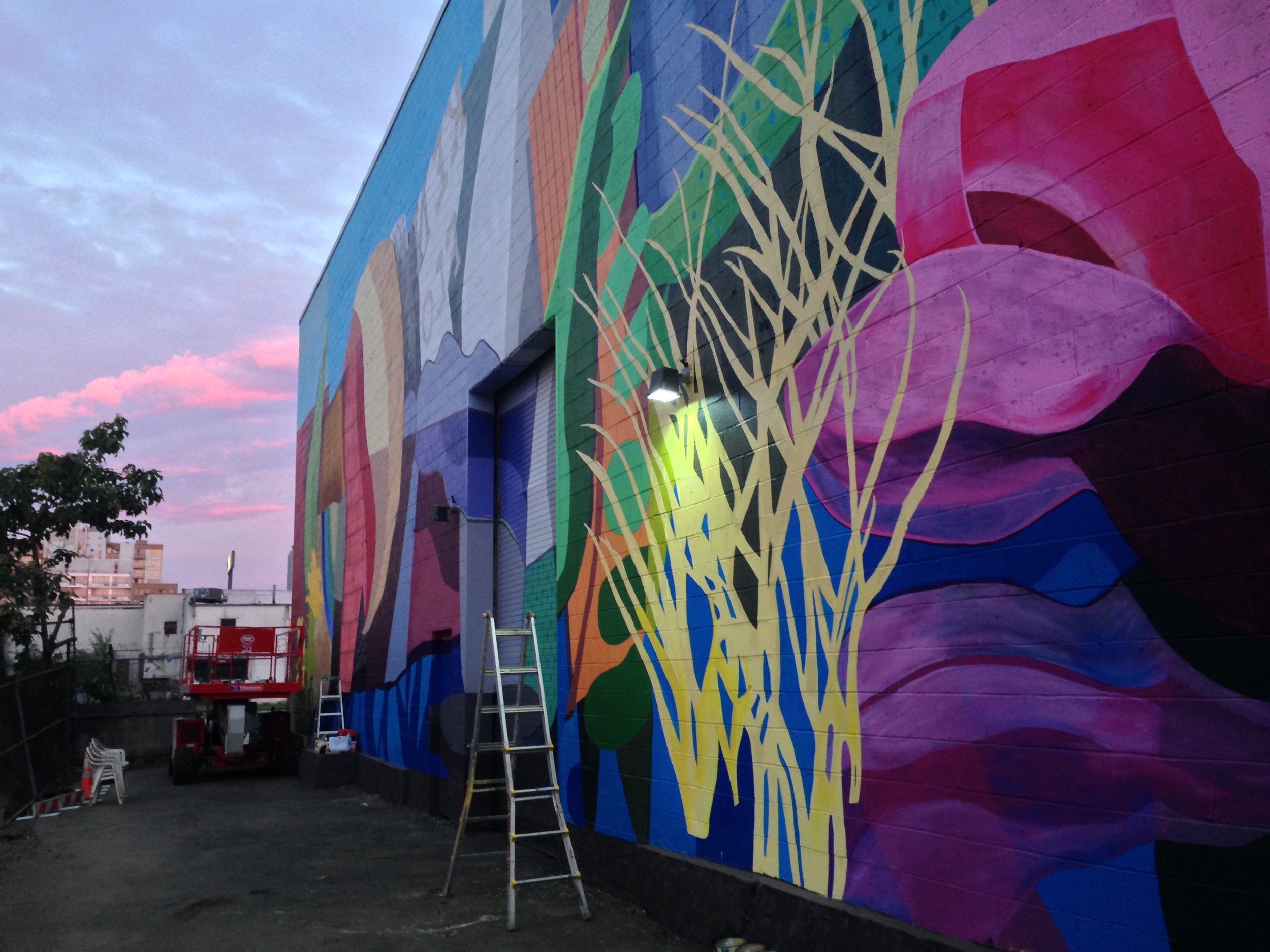 Gowanus: Industry Meets Ecology Mural (IN PROCESS)