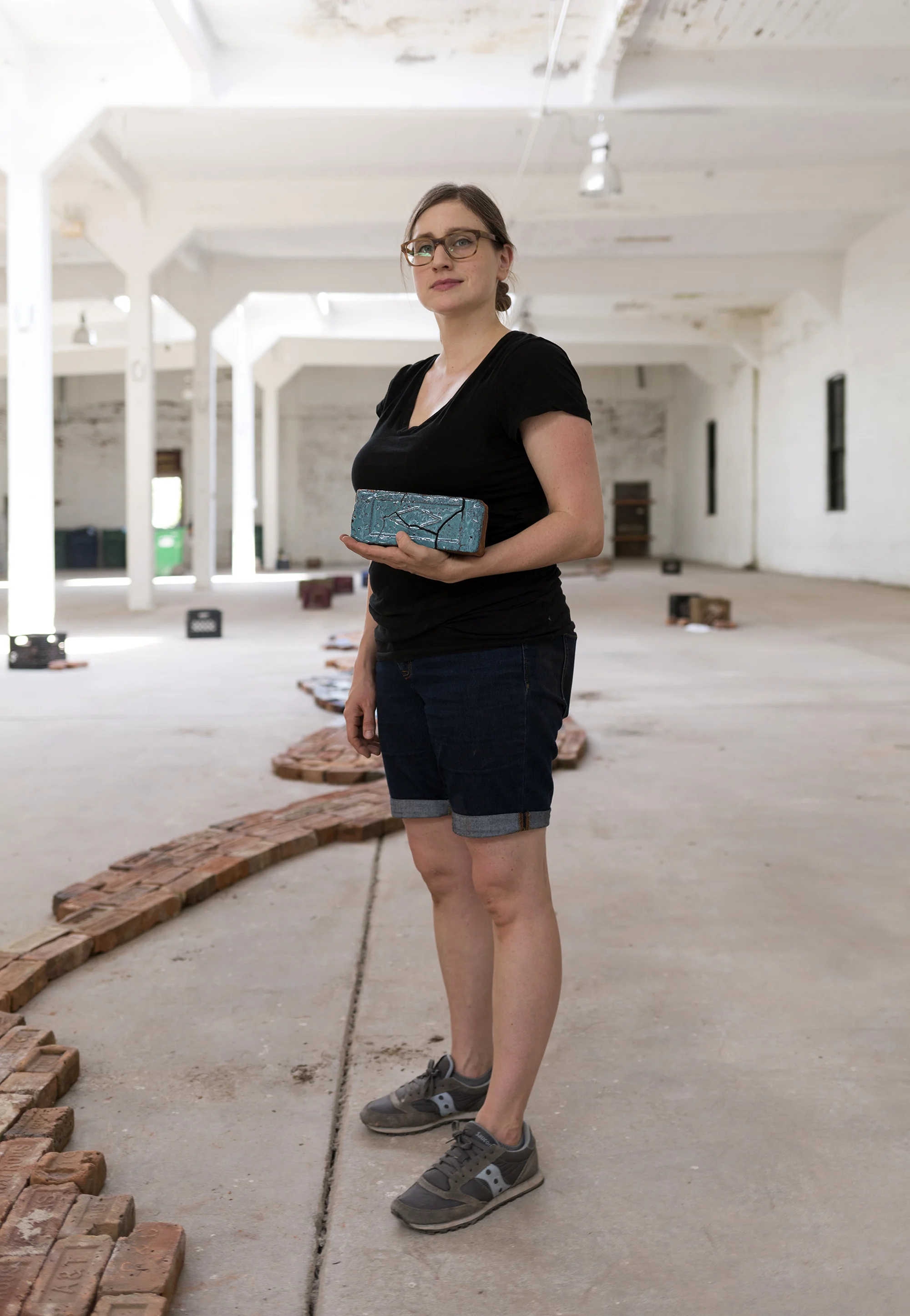 "Hudson River of Bricks" at the Poughkeepsie Trolley Barn