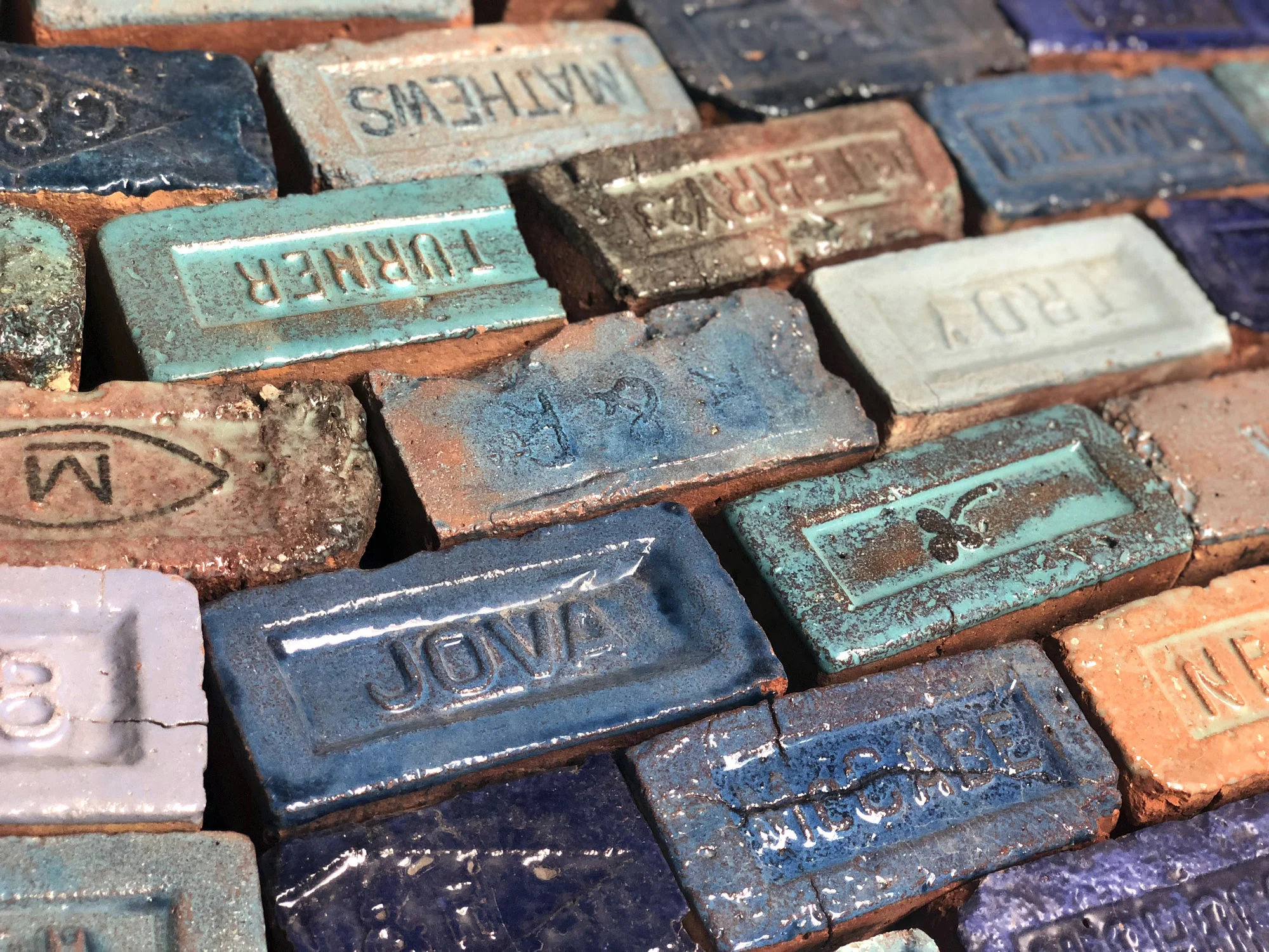 "Hudson River of Bricks" at ArtsWestchester in "Brick to Brick" 