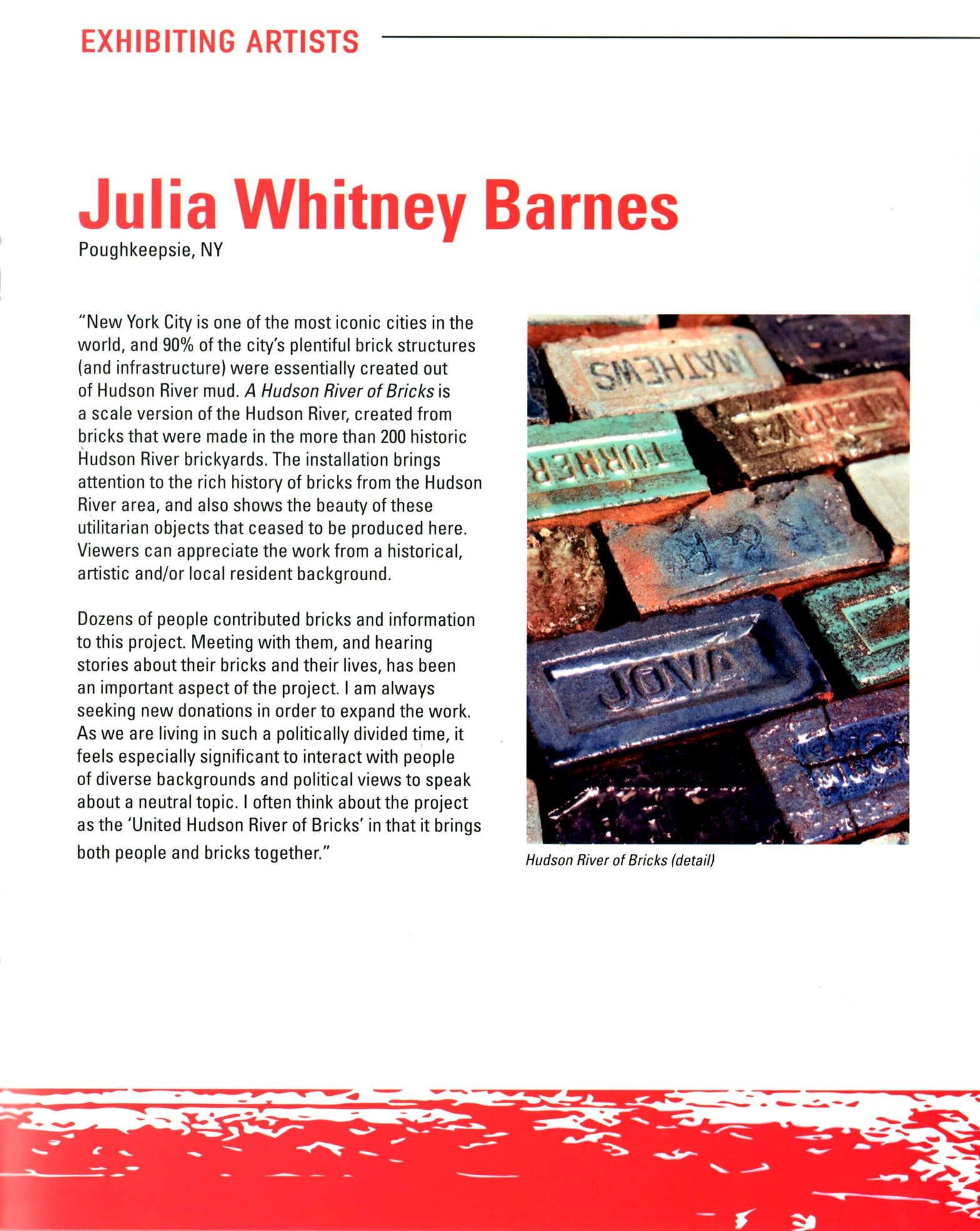 ArtsWestchester "Brick by Brick" catalog (Copy)