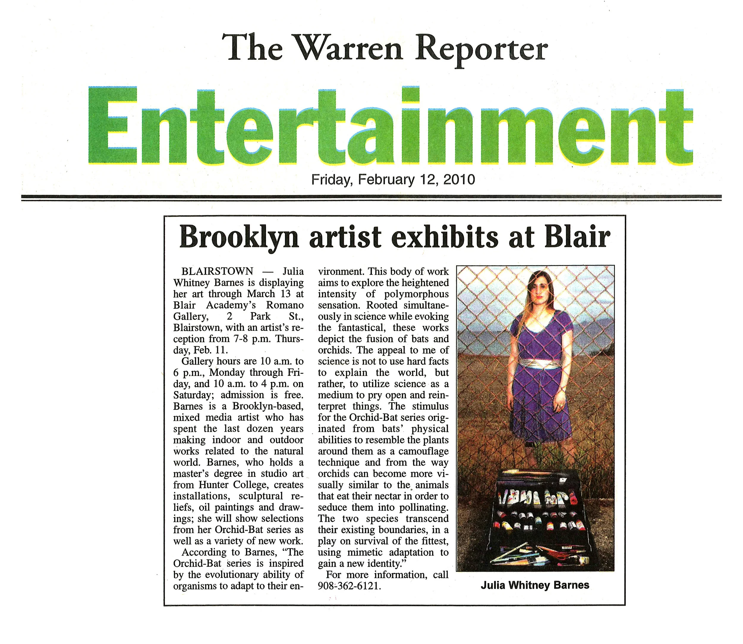 The Warren Reporter  (Copy)
