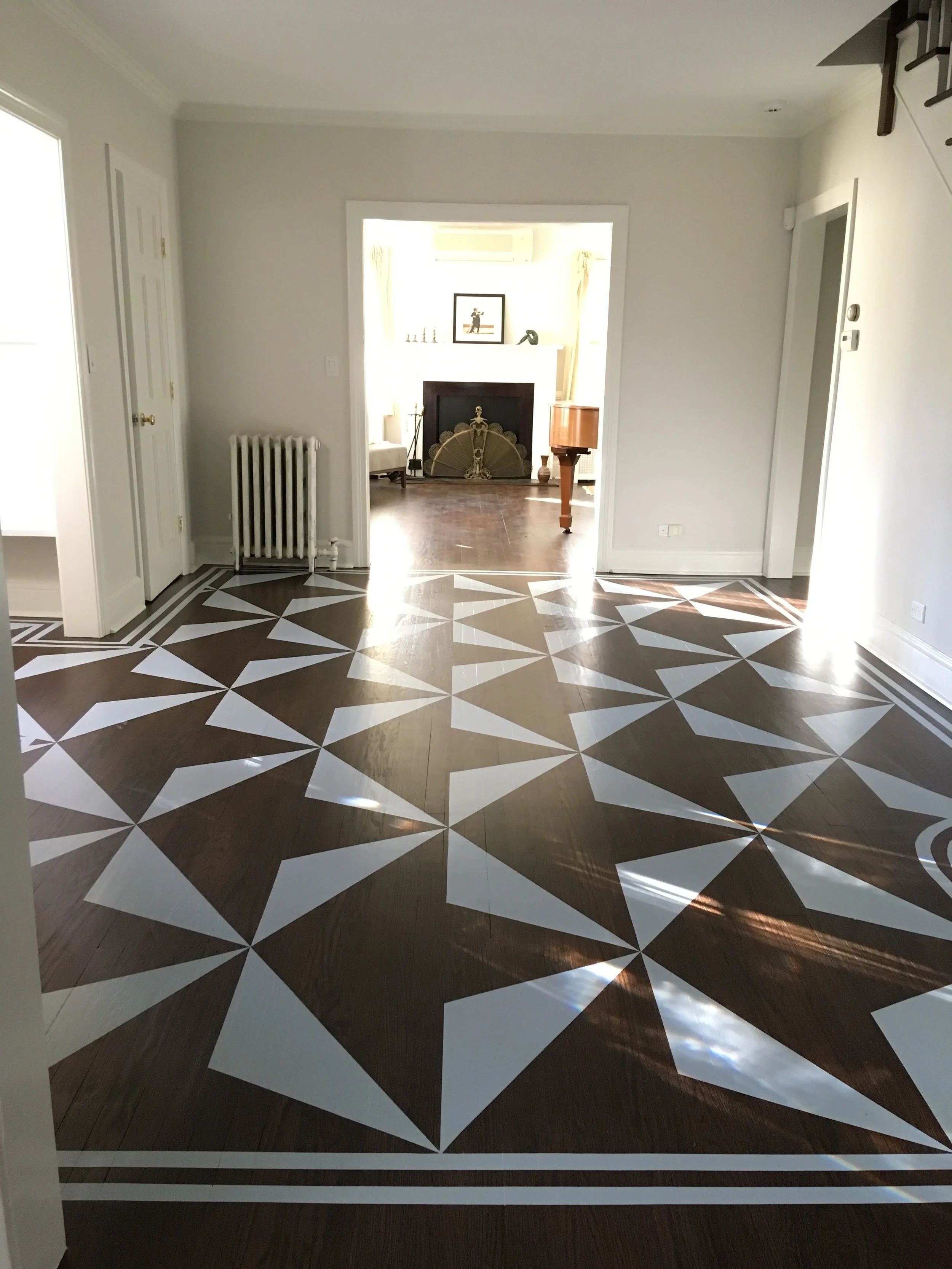 Site Specific Floor Painting