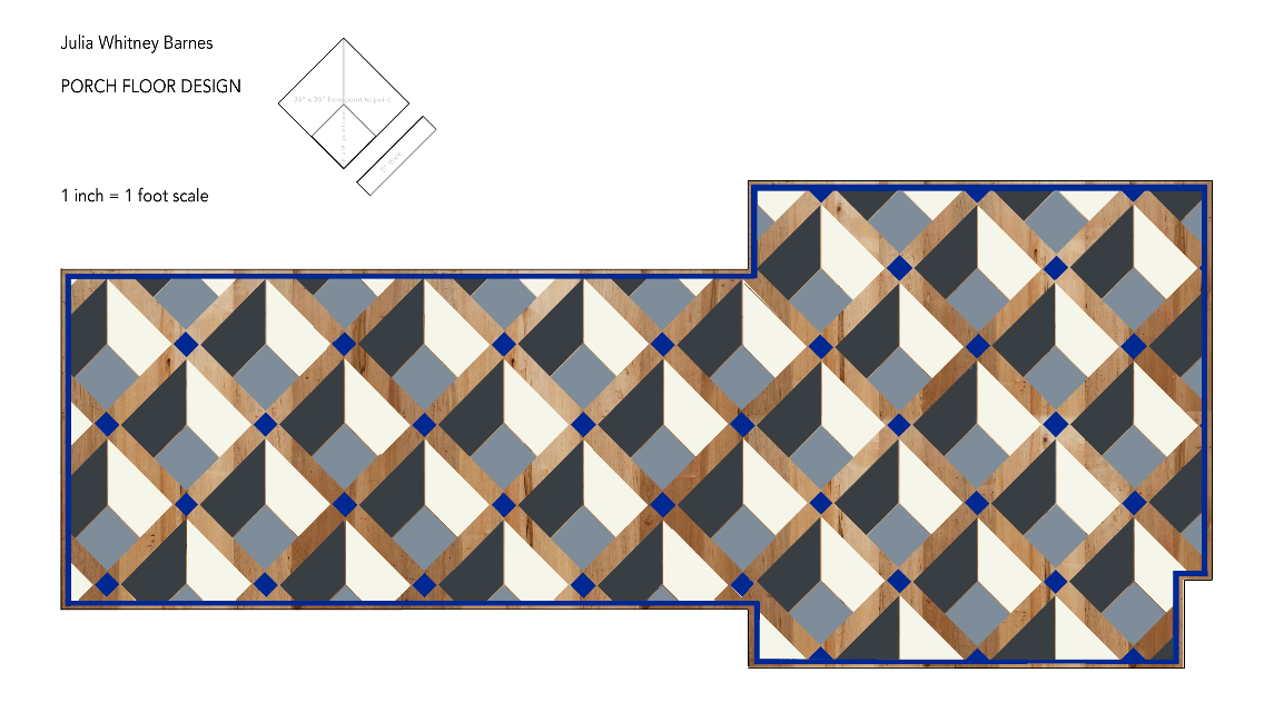 Design for Floor Painting