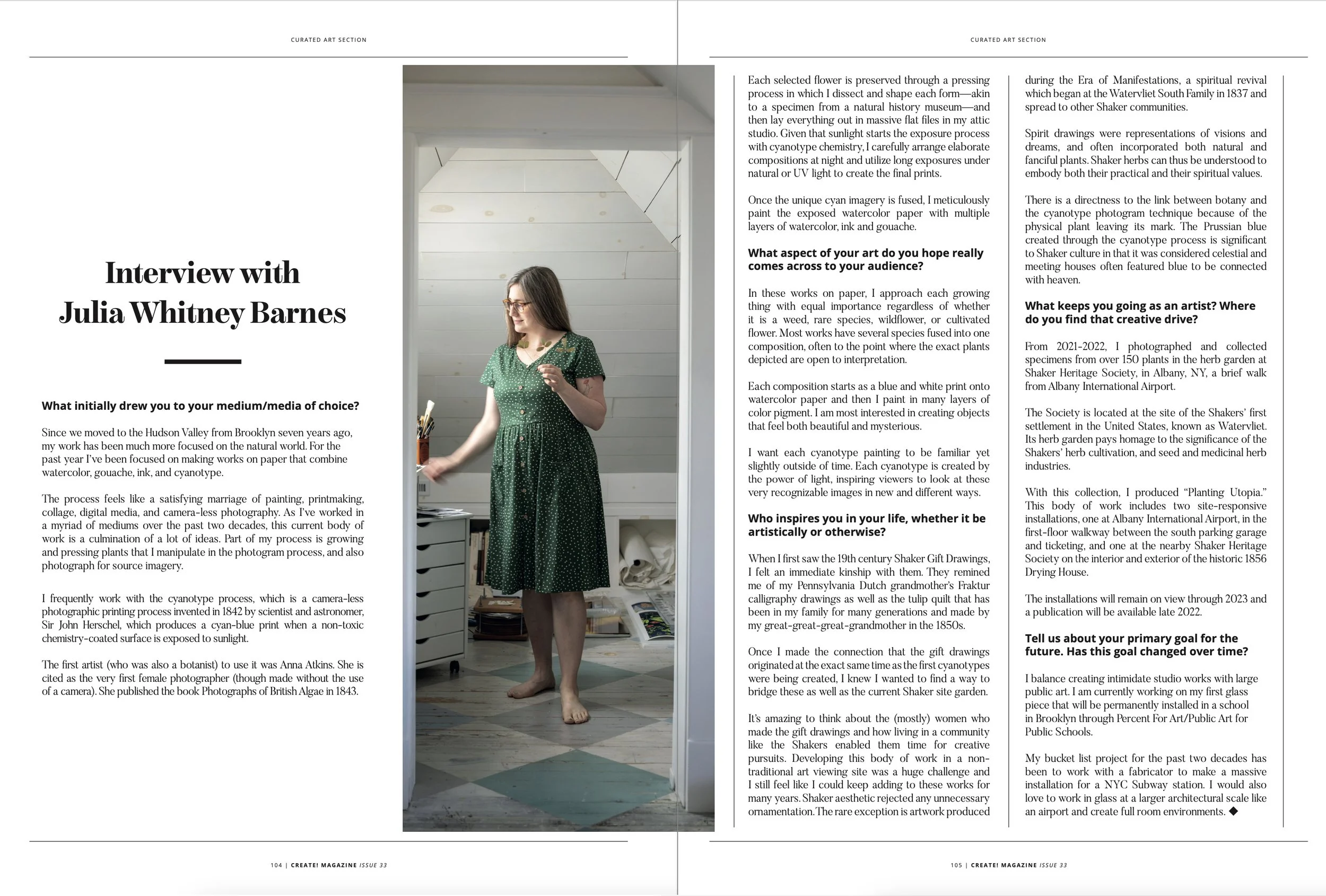 Create Magazine, Issue 33, December 2022