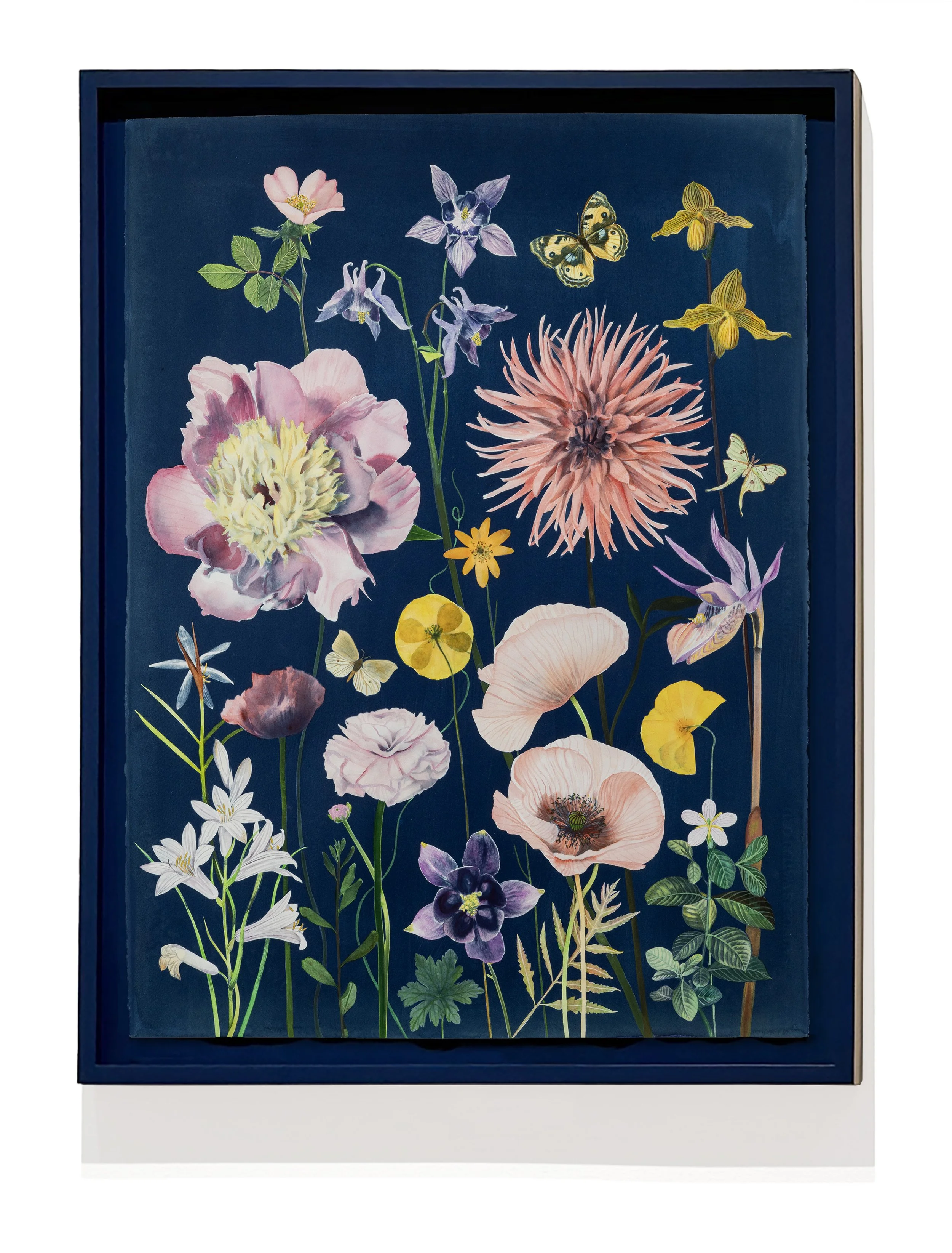 JWB_Picturesque Botany (Peony, Dahlia, Poppy, Columbine, etc) framed.jpg