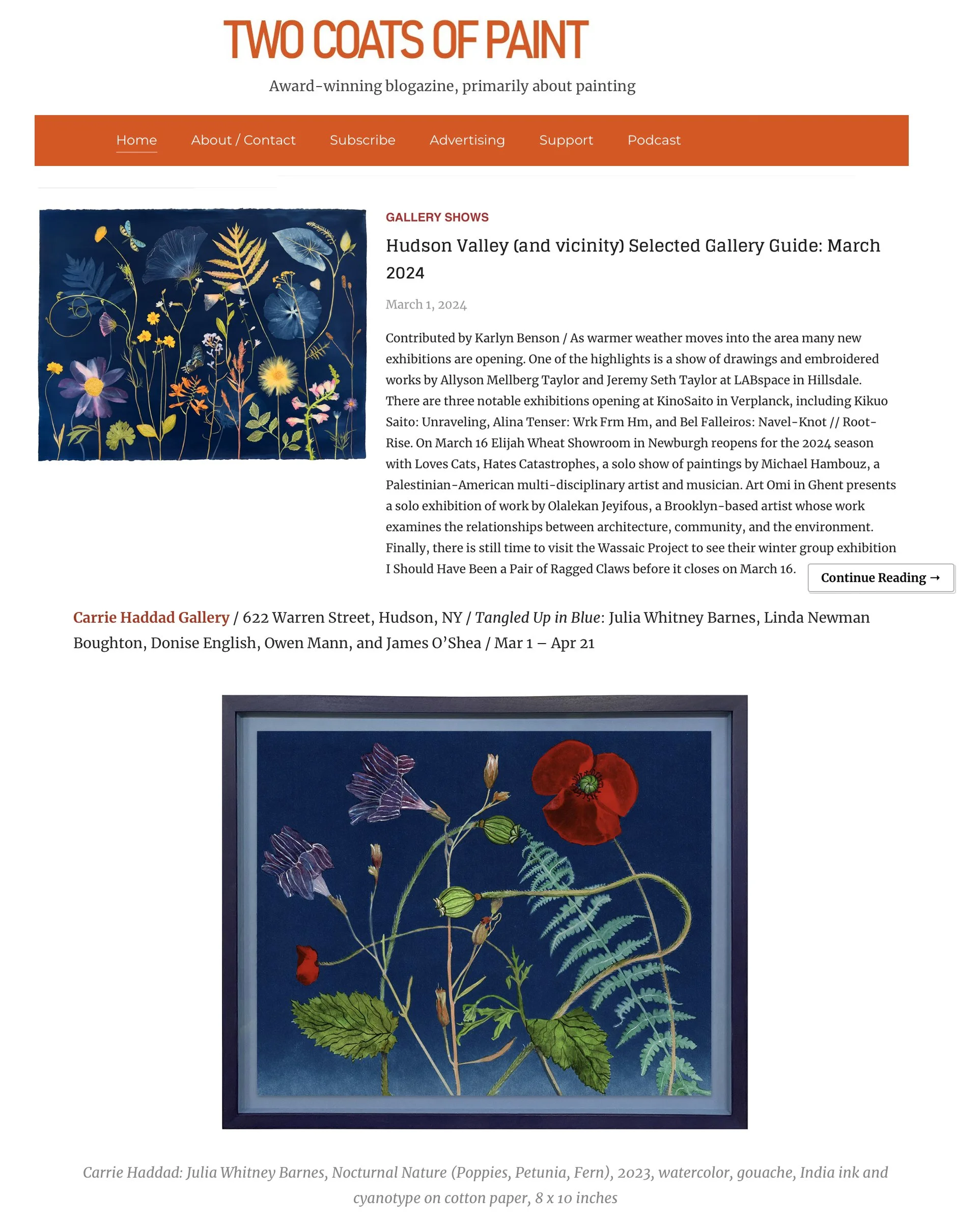 Two Coats of Paint, March 1, 2024