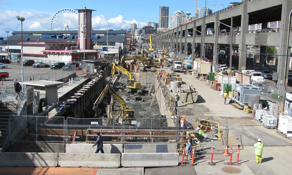 ELLIOTT BAY SEAWALL REPLACEMENT , Seattle, Washington - Owner : City of Seattle Client : Parsons Corporation Services: Civil and Structural Engineering