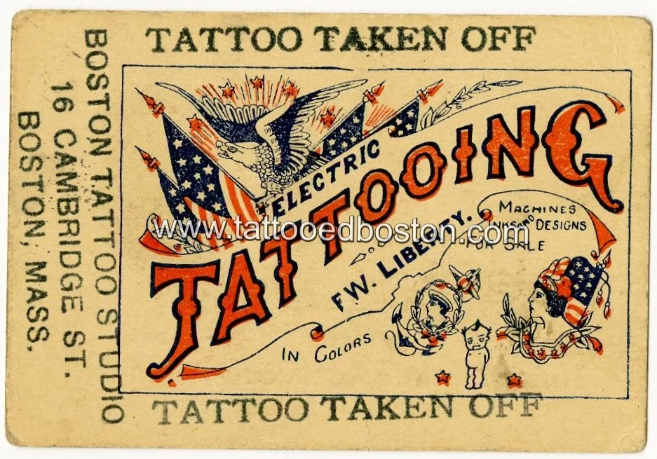 Frank Liberty Business Card, Boston, ca. 1935