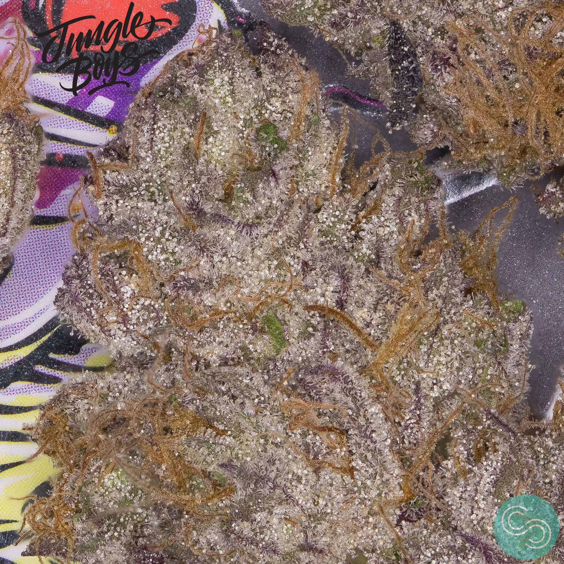 Sundae Driver #19. Beautiful purple hues & white frosty resin glands for days! 