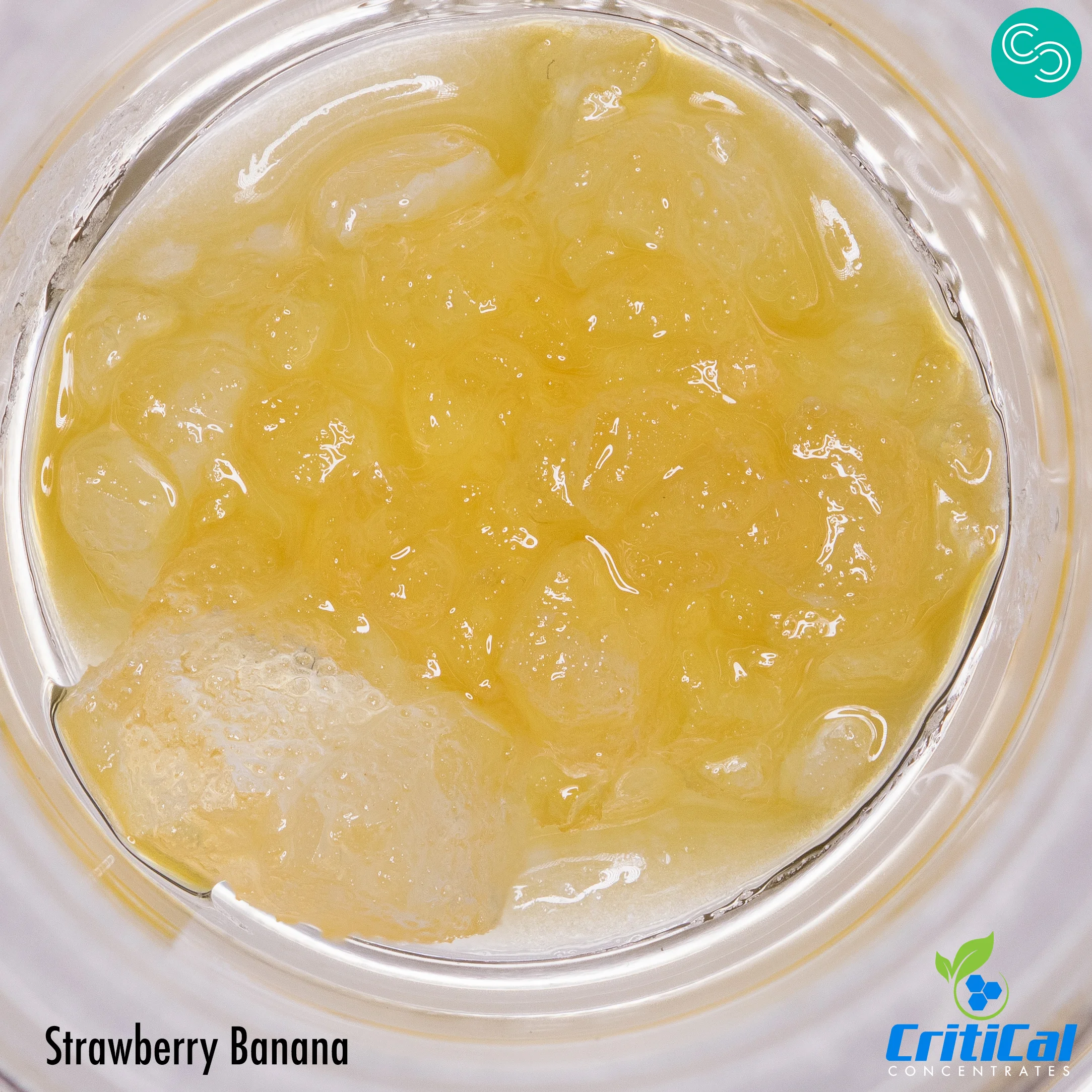 Strawberry Banana grown and extracted by Critical Cannabis. One of the best examples of Strawberry Banana extract we've seen recently.