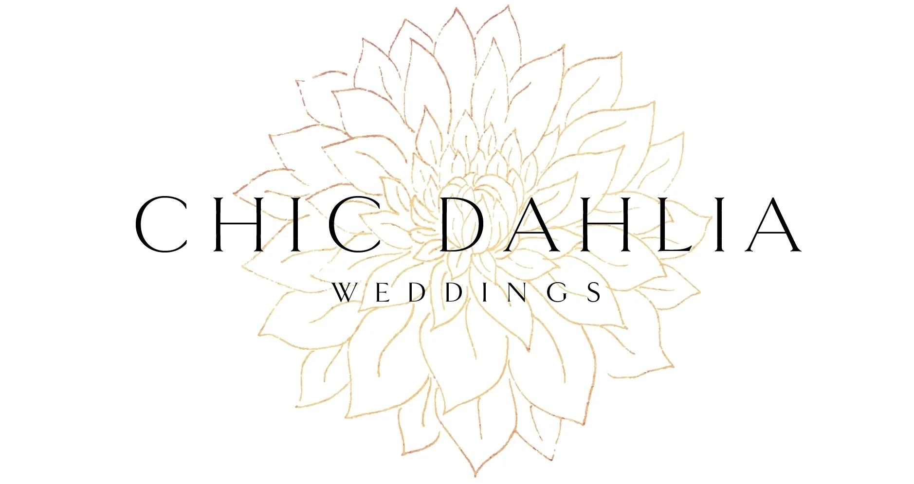 floral dahlia logo