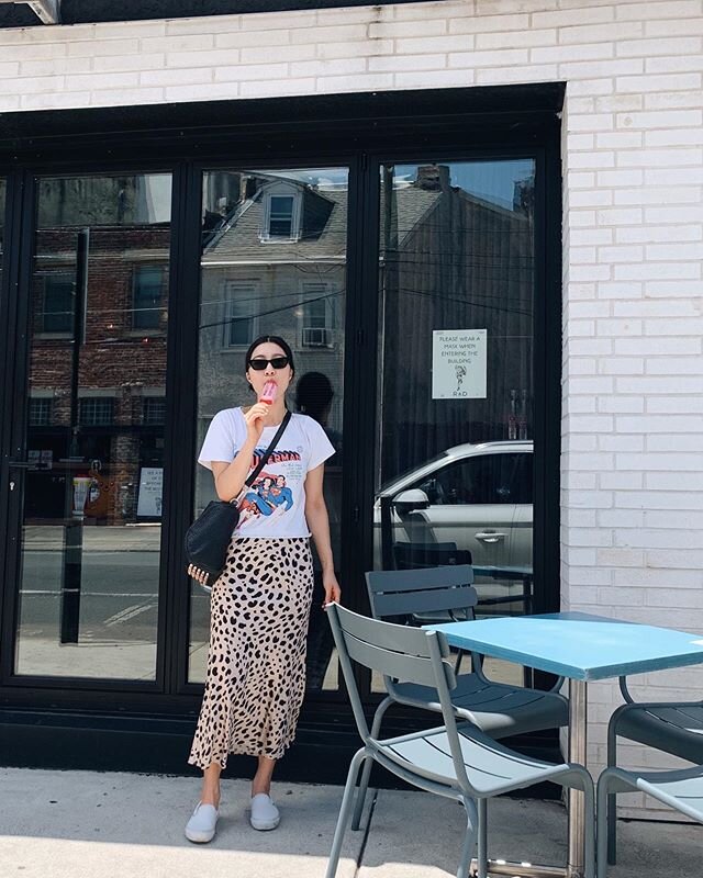 Just two happy campers who got their @lilpopshop, @weckerlys, &amp; @laserwolf_philly fix this weekend. Love this neighborhood 🤍 #phillynooks http://liketk.it/2RlrX
