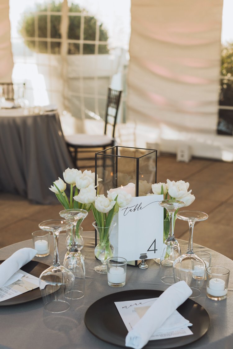 Calligraphy Table Numbers (Card Stock) | Ettie Kim Studio