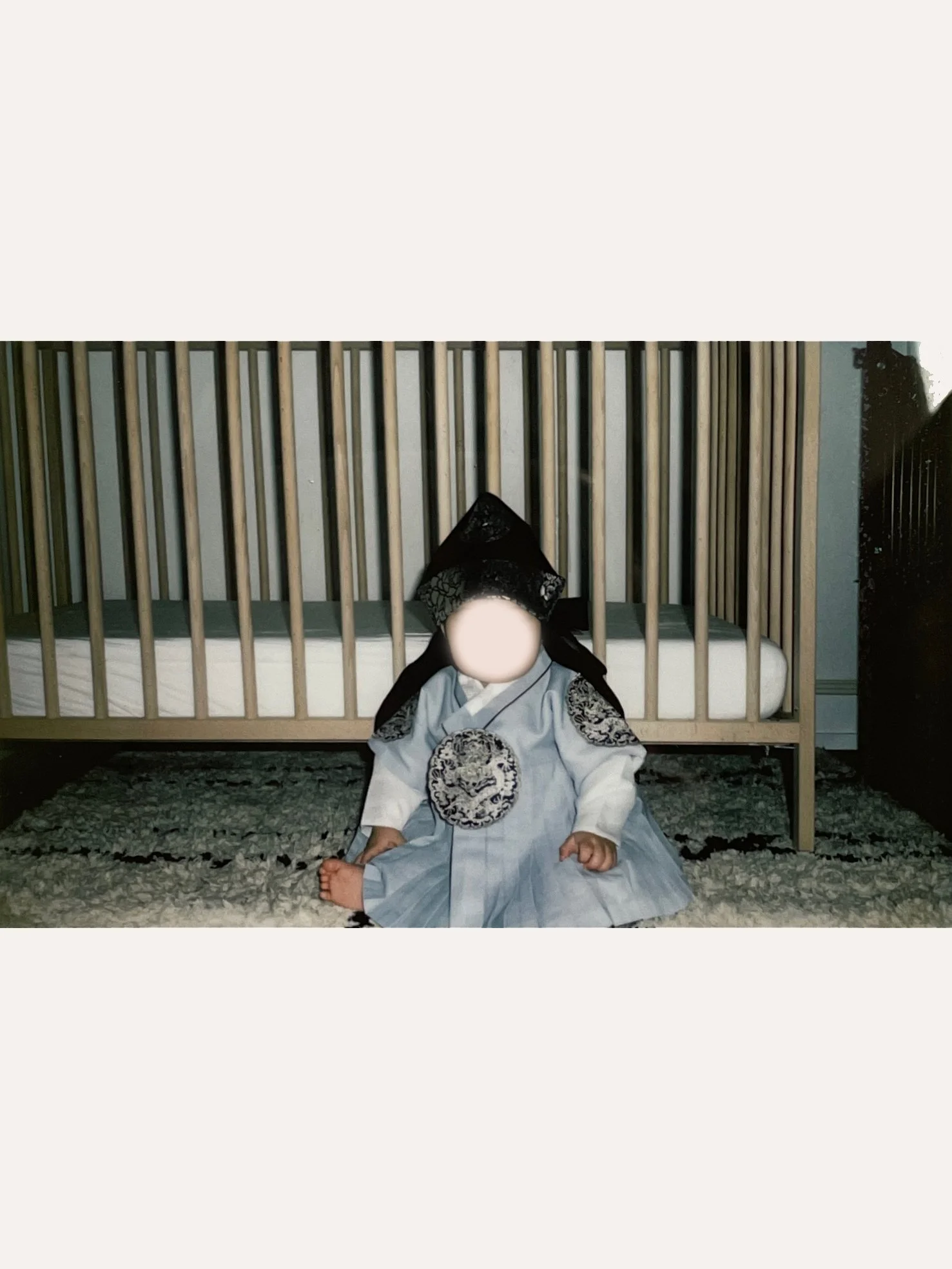 Hanbok — Sky Blue + Taupe