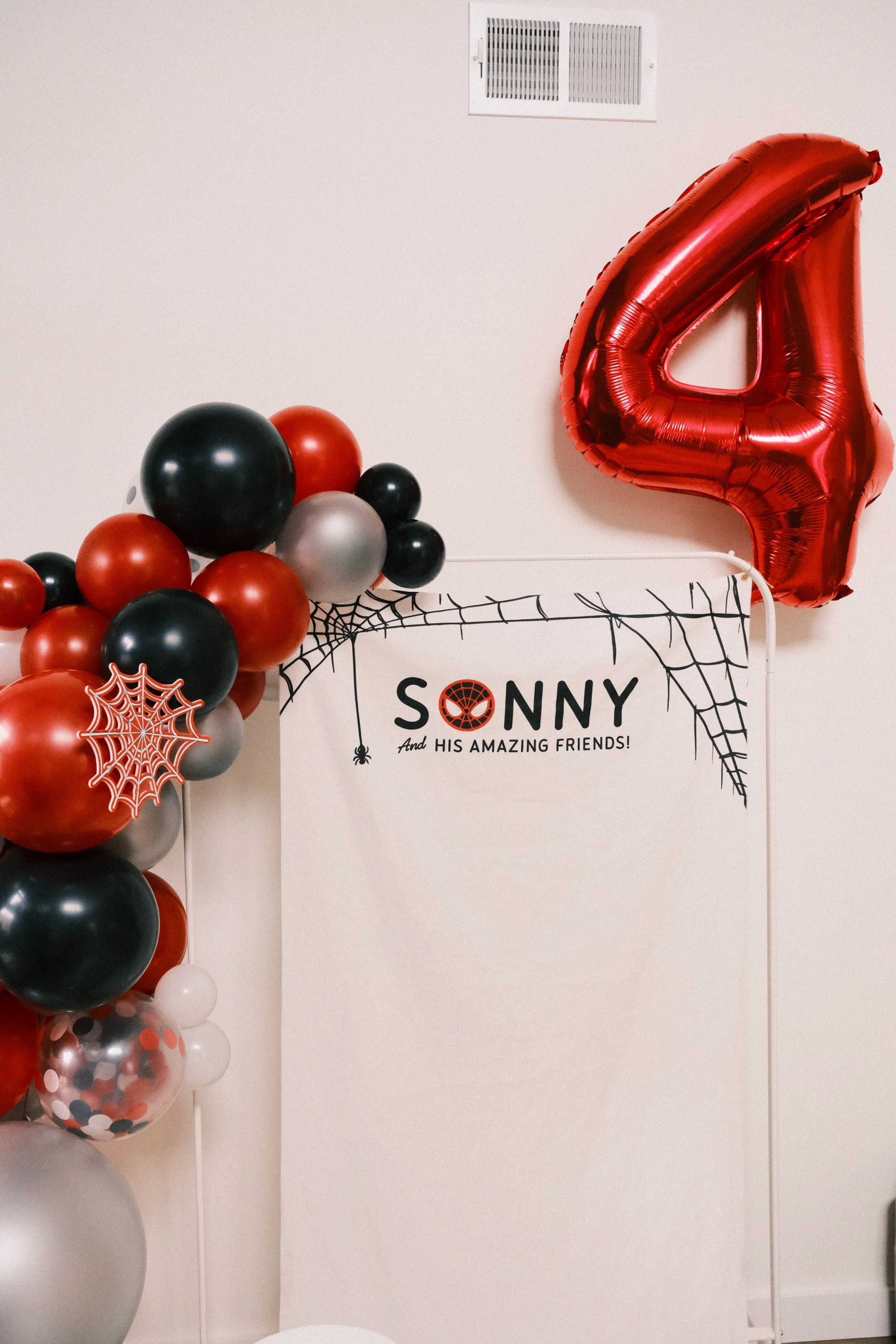 And His Amazing Friends Themed Birthday Banner
