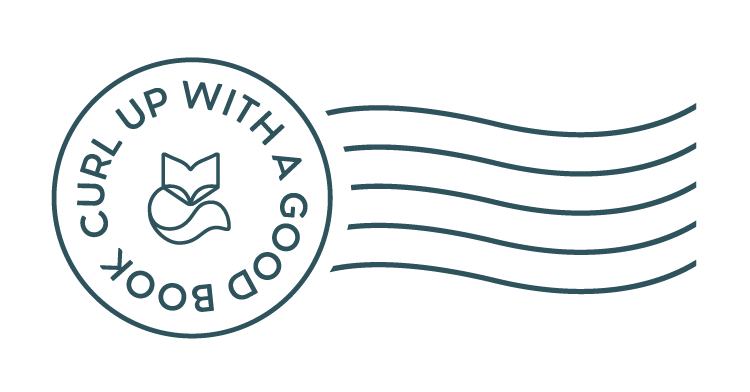 A logo of a fox with the saying Curl Up With A Good Book around it.
