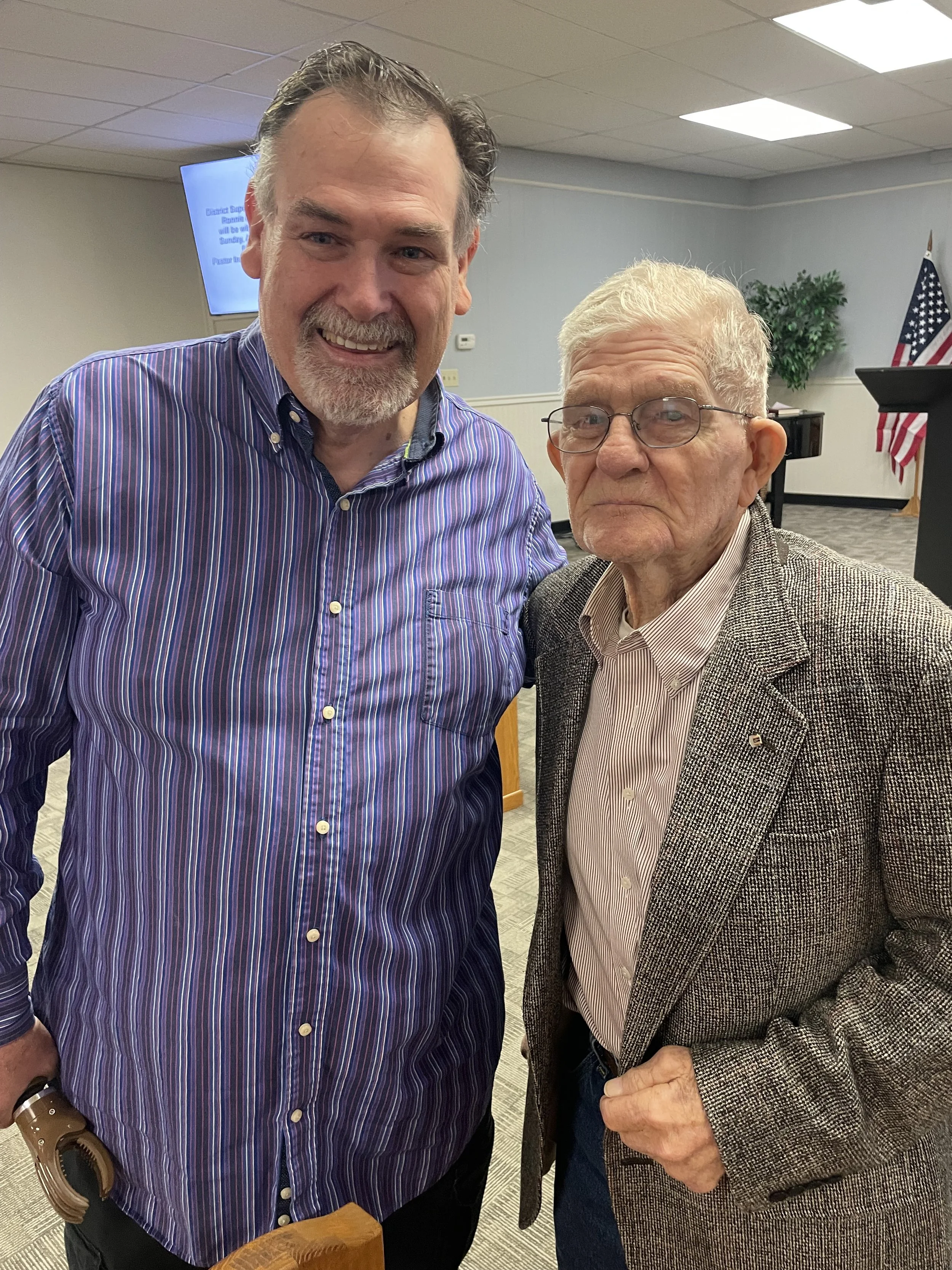  2026 Missions Convention—Missionary Thomas Carpenter with Fred Buford 