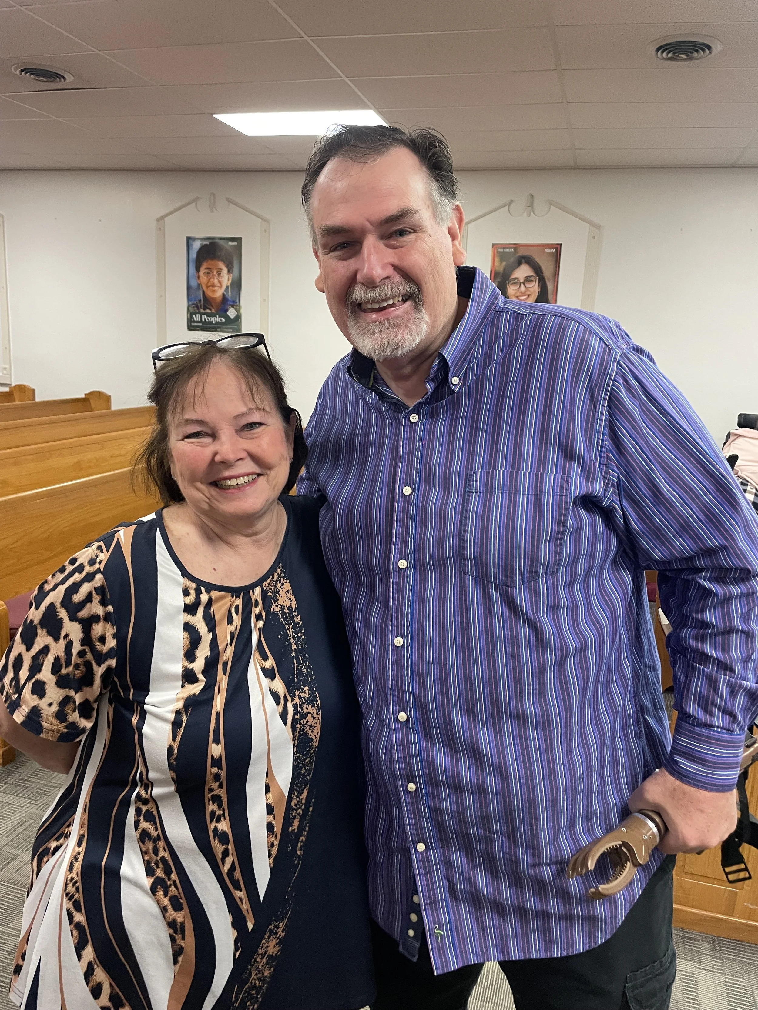  2026 Missions Convention—Missionary Thomas Carpenter with Cindy Herron 