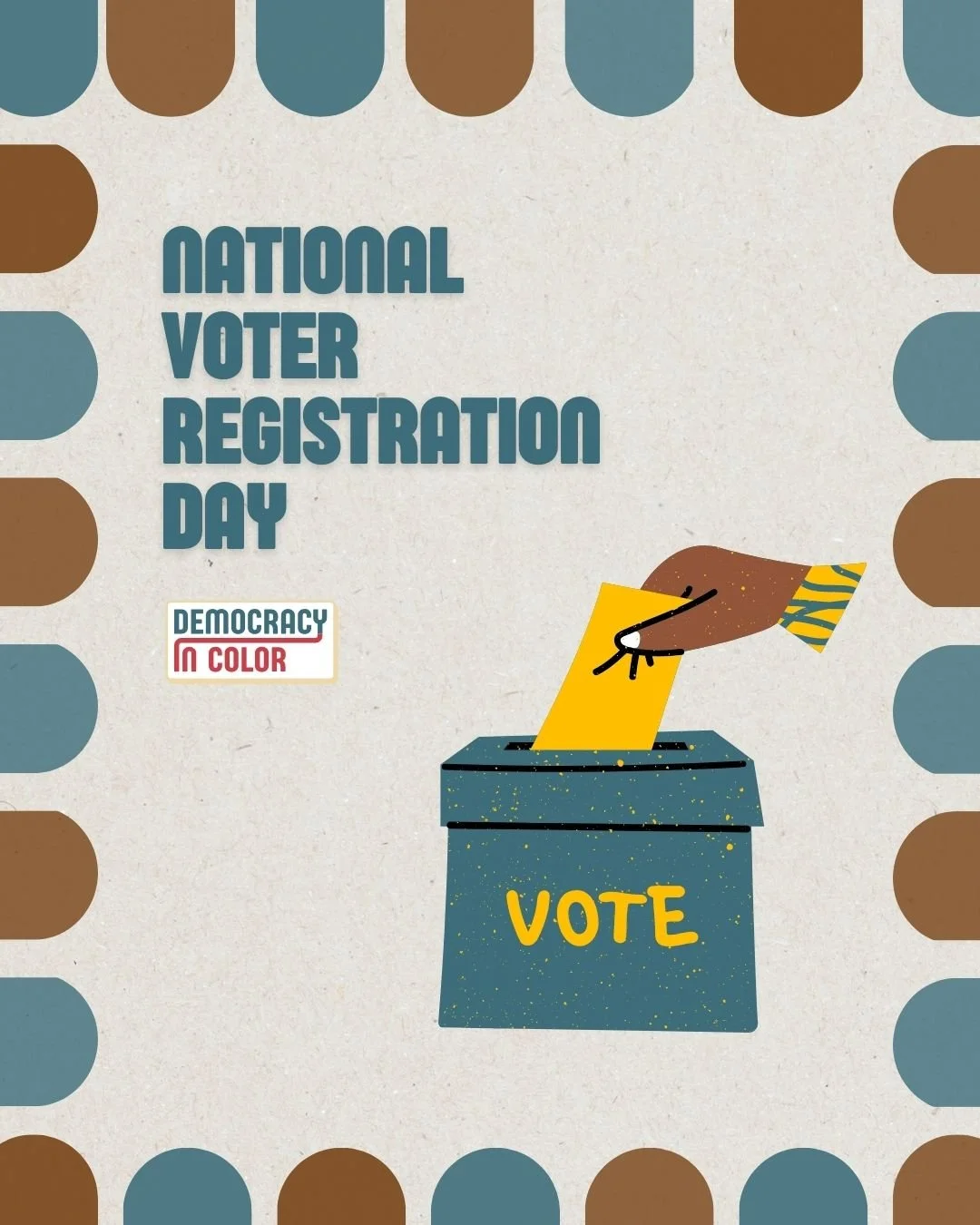 Today is #NationalVoterRegistrationDay!

Do you know who's on your local election ballot this year?