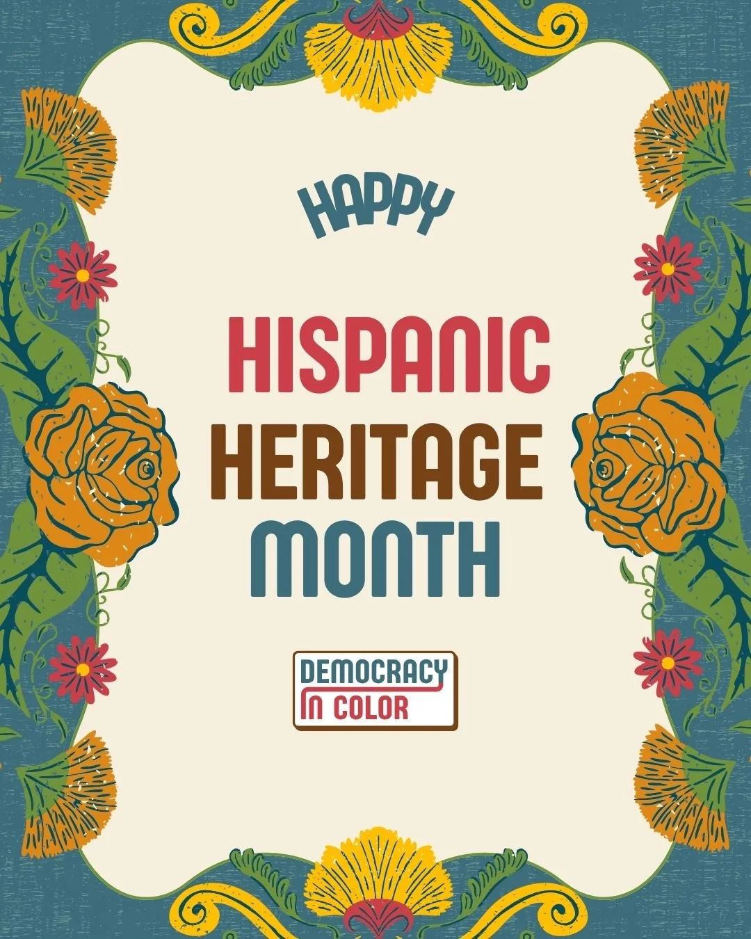Happy Hispanic Heritage Month!

We celebrate the culture, contributions, and communidad that make America beautiful and vibrant. We remember the labor and civil rights leaders who taught us, &quot;Si se puede!&quot; And we keep building progressive p
