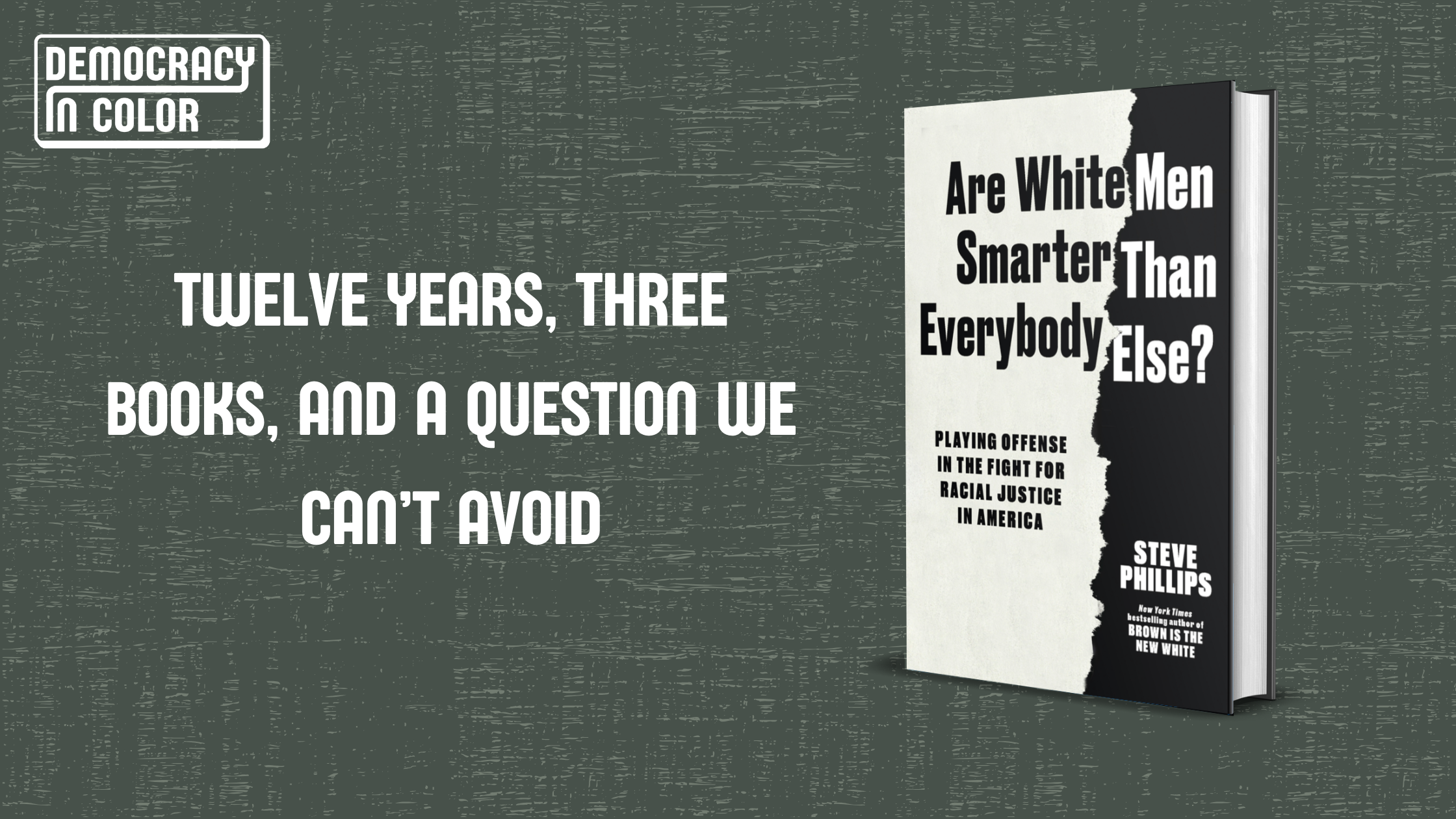 Twelve Years, Three Books, and a Question We Can’t Avoid