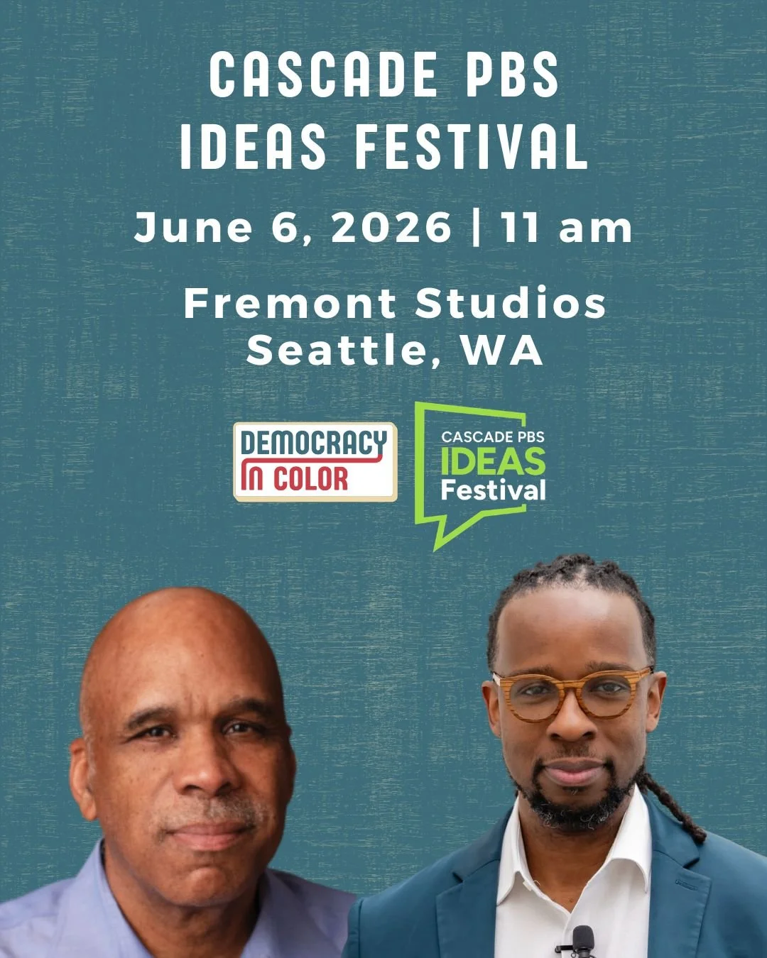 Seattle fam and lover of PBS!

Join @sphilli and @ibramxk this Saturday at Fremont Studios as they discuss Kendi's new book, "Chain of Ideas: The Origins of Our Authoritarian Age" and the history of how the &ldquo;great replacement theory&r