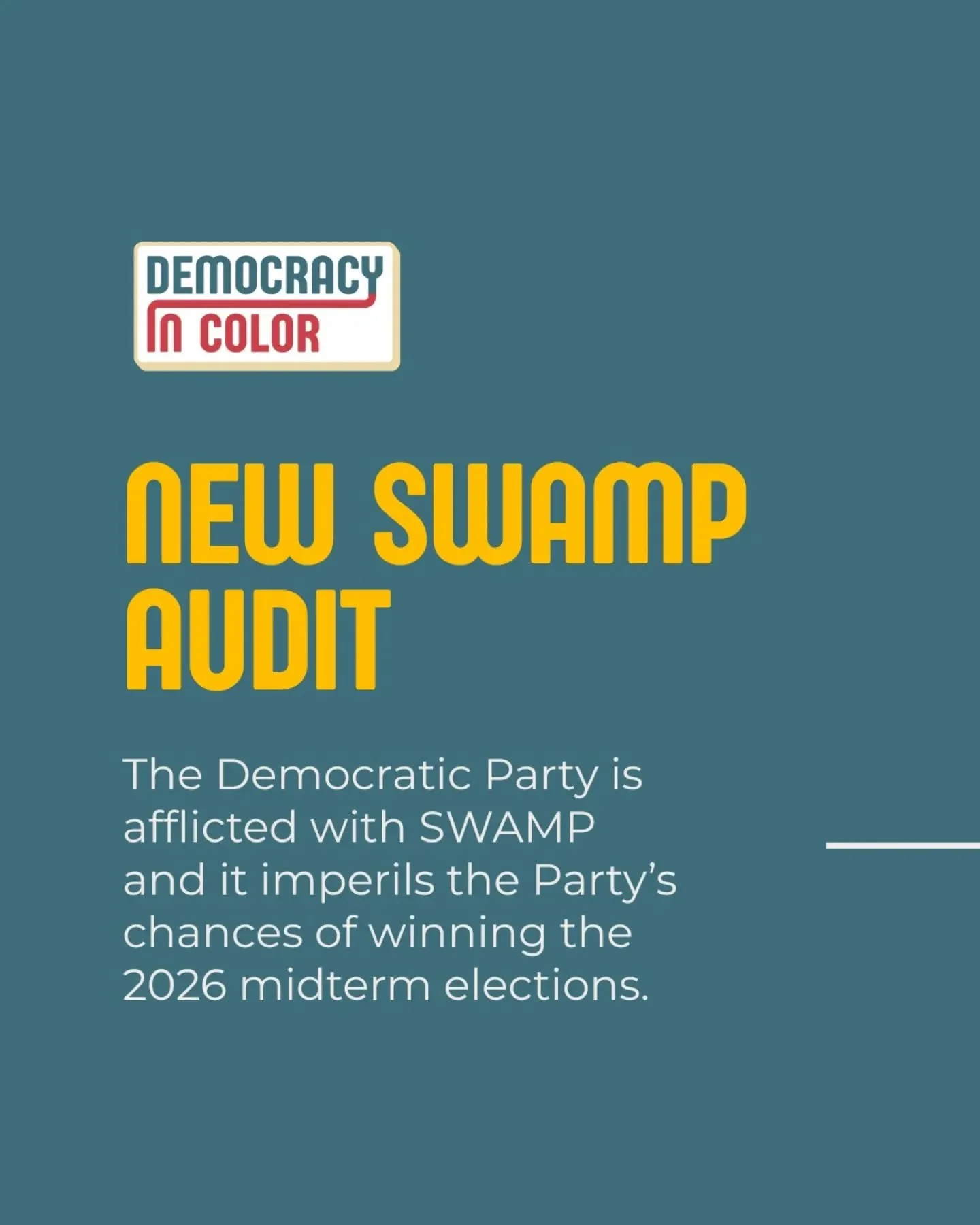 The Democratic Party says it wants to win. But does its strategy reflect the voters who actually make up its winning coalition?

Our new 2026 SWAMP Audit examines who Democrats trust with their money, which voters they prioritize, and how those choic