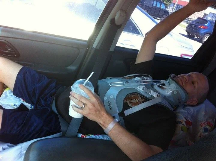 May 9th, 2011 was a day we almost lost Adam. This is how I FINALLY got to take him home. — with Ken Toey .
