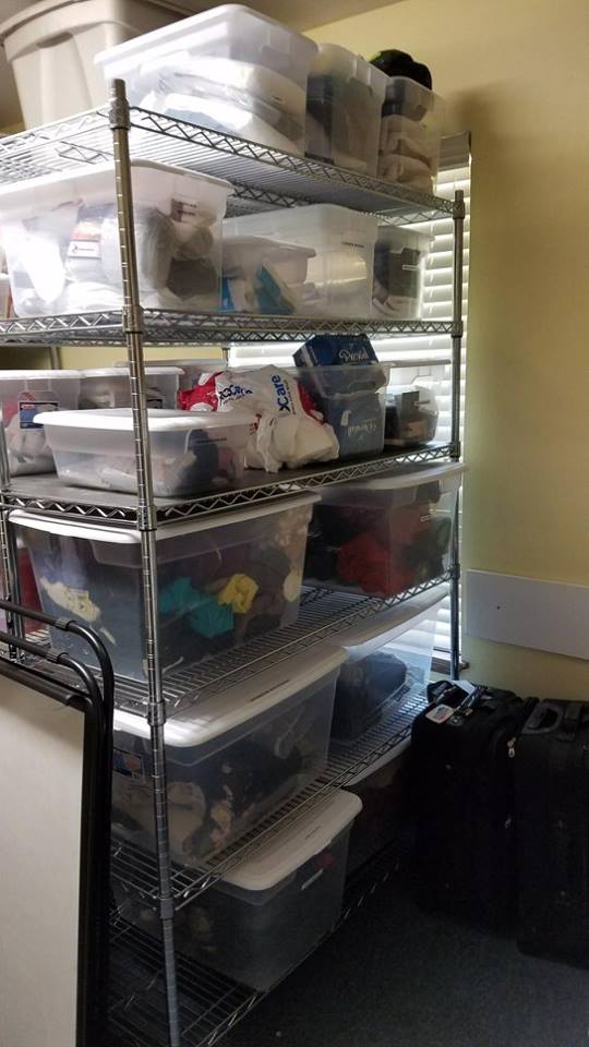 Added a few more bins to the supply closet!