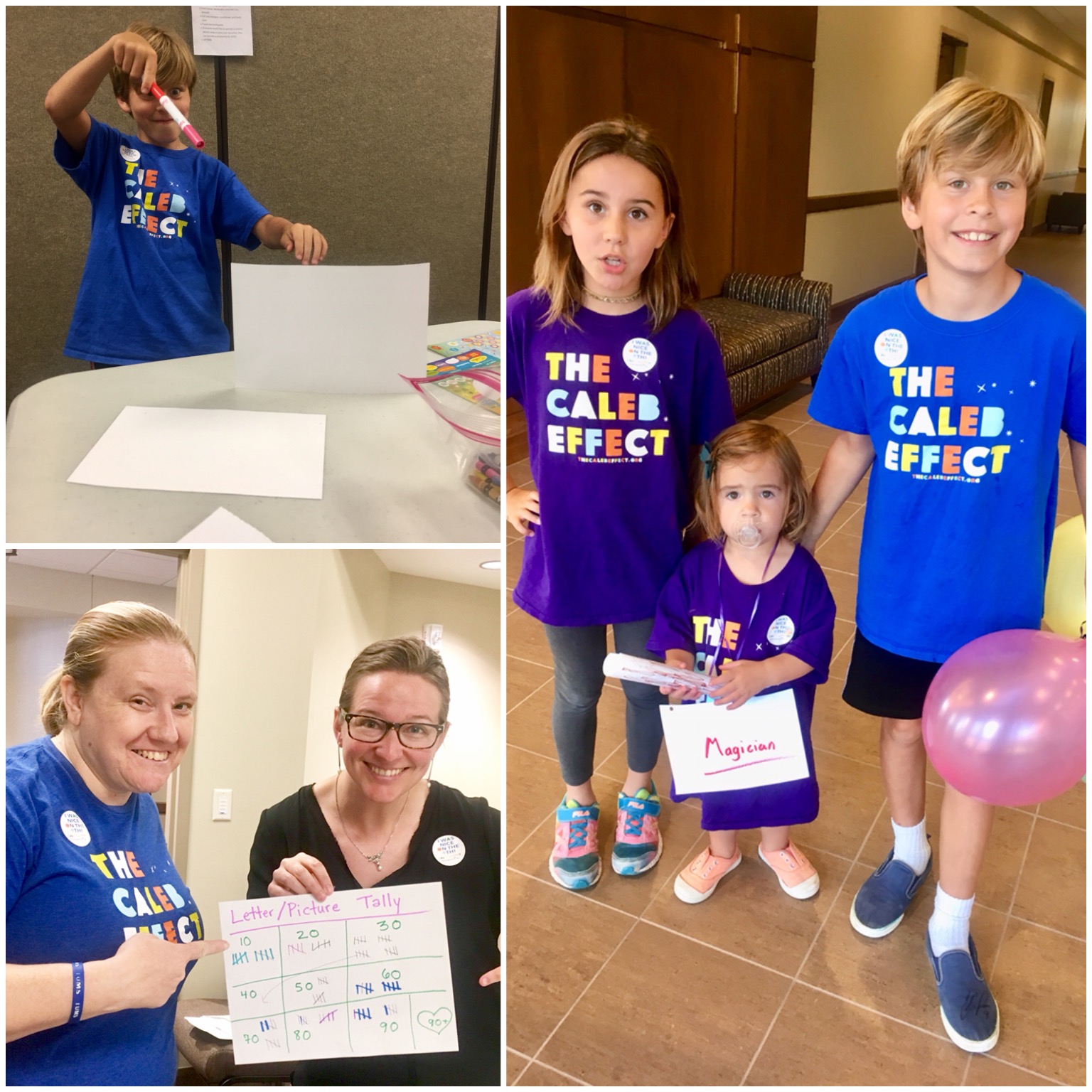 With the help of the littlest magicians, our goal of at least 91 pictures and letters to honor each year of Grandma’s life was met!! — with Kara Walk , Harry Hophead , Candace Fish , Thomas Lundy and Christine Burk .