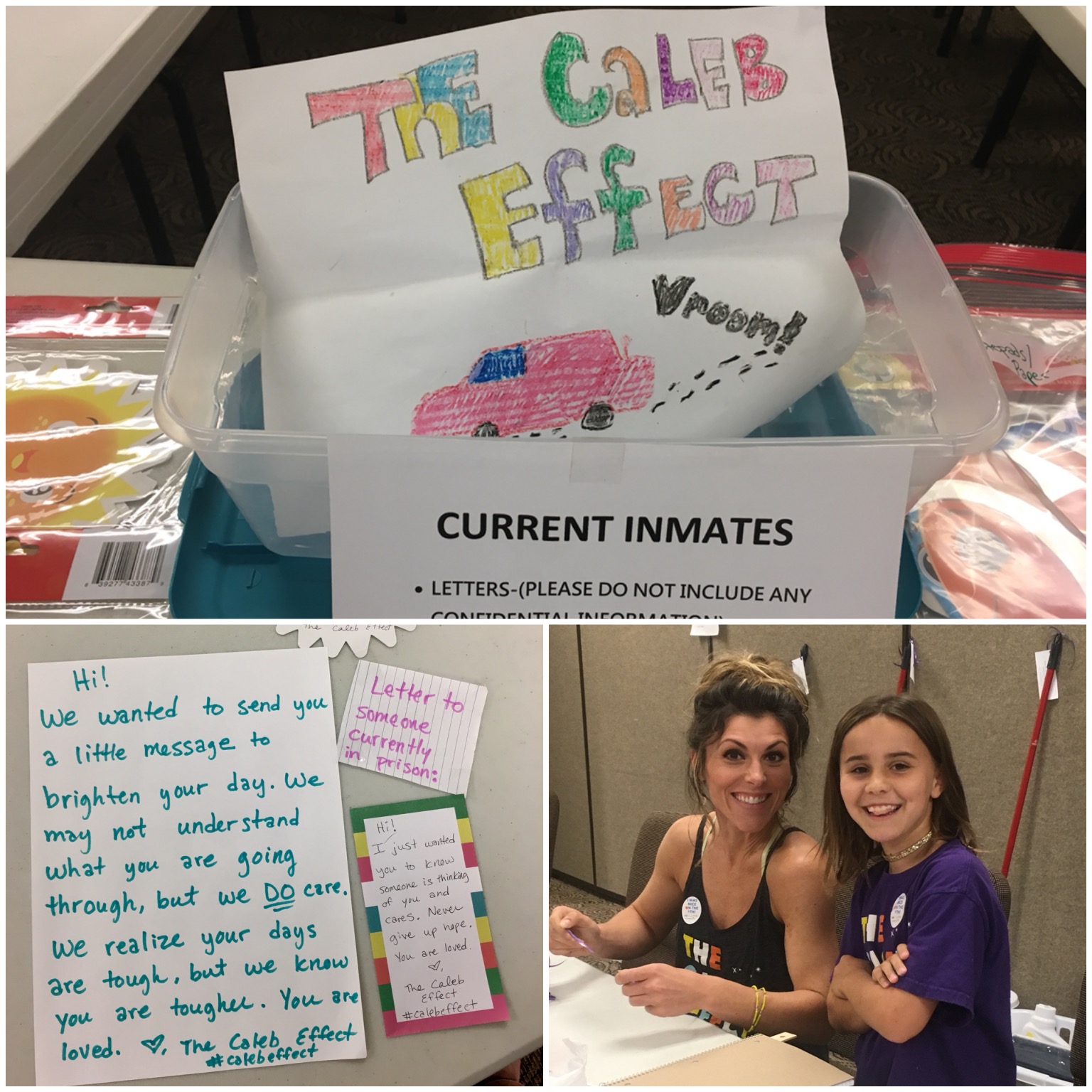 I will also be visiting 4 prisons next week and bringing people the handwritten notes. Thank you to everyone who filled in for us and helped make this 9th another very meaningful one! 💜 — with Savannah White and Christine Burk .