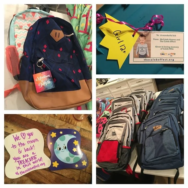 We hope each child really knows they are loved and treasured. We did this last year and discovered a pre-teen boy saved his note. Link posted below. You never know what two simple sentences could mean to someone going through a really rough time. — with McCaleb Homes .