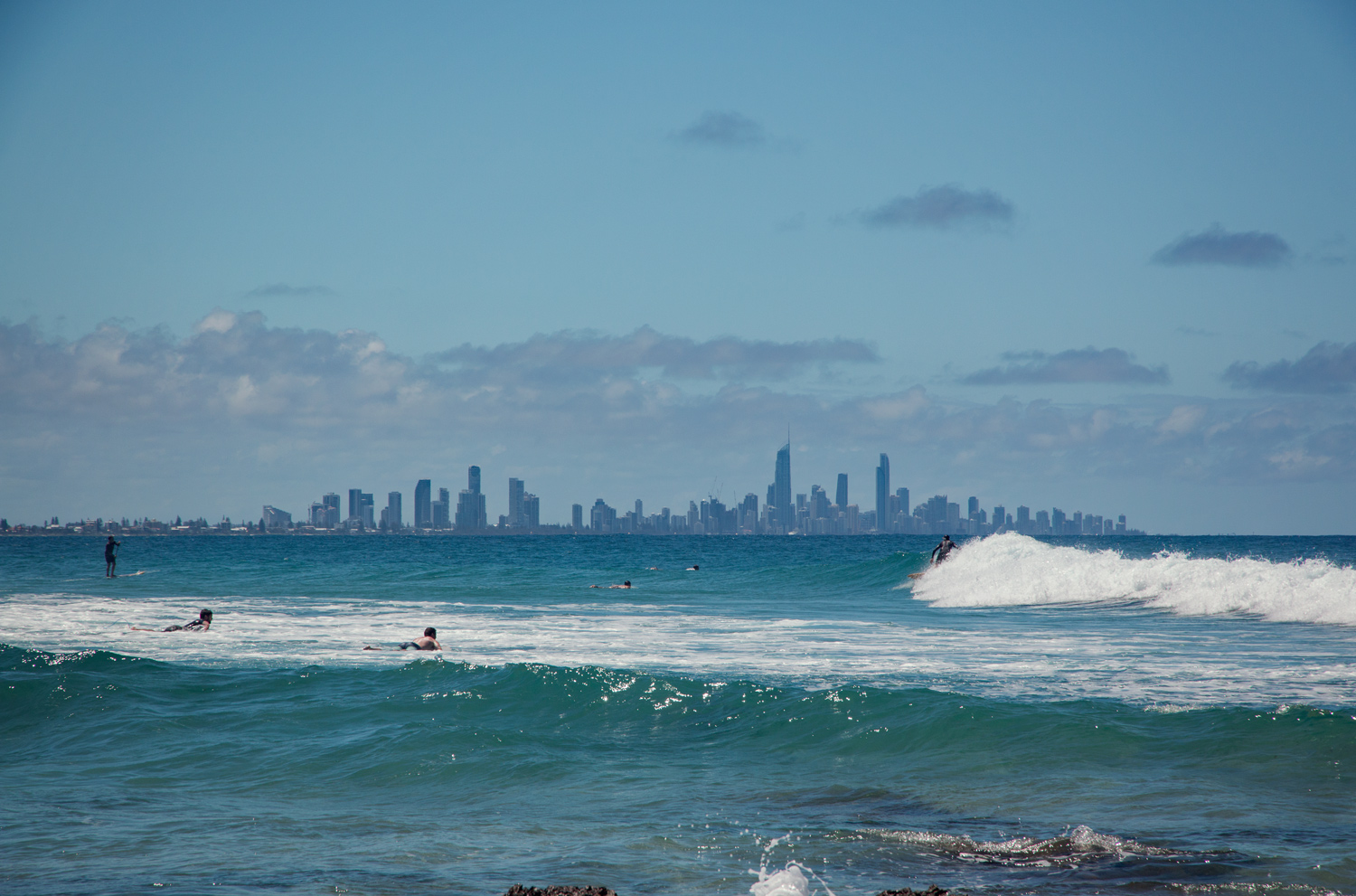 Surfers Paradise from Coolangatta