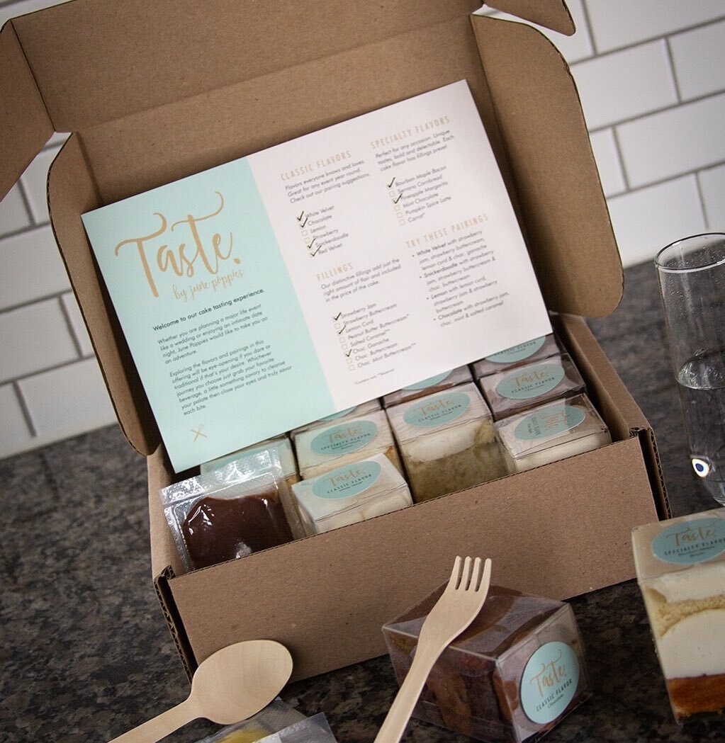 Anyone else feeling like they need ALL the cake after yesterday?!? I&rsquo;m feeling easily overwhelmed with just about everything today. How are you? Seriously, I really want to know.
⁣
Gift yourself a Taste Flight! This box is the ultimate cake sam