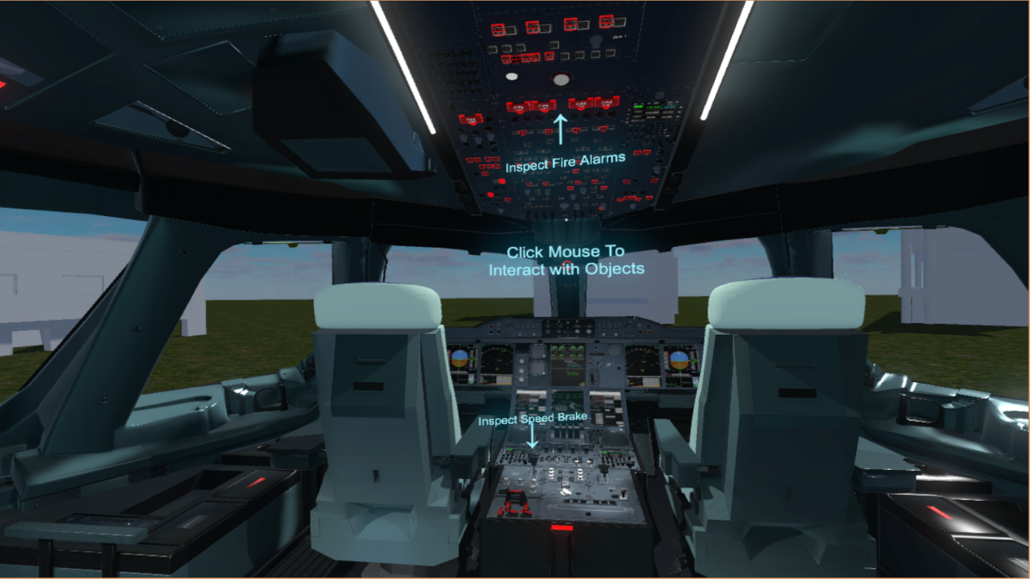 AIRPLANE MAINTENANCE Navigate an entire aircraft in virtual reality, performing various maintenance tasks.